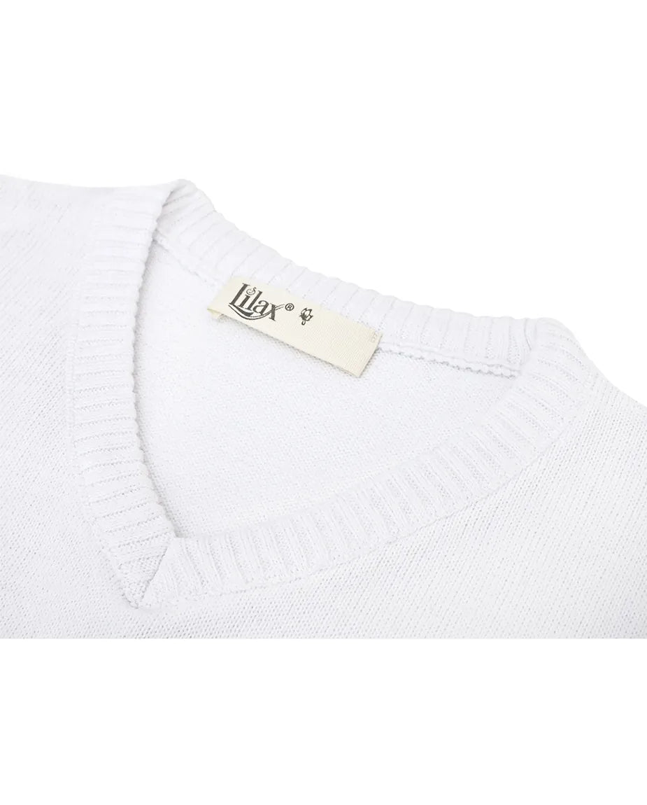 Toddler & Little Boys Classic V-Neck Knit Sweater