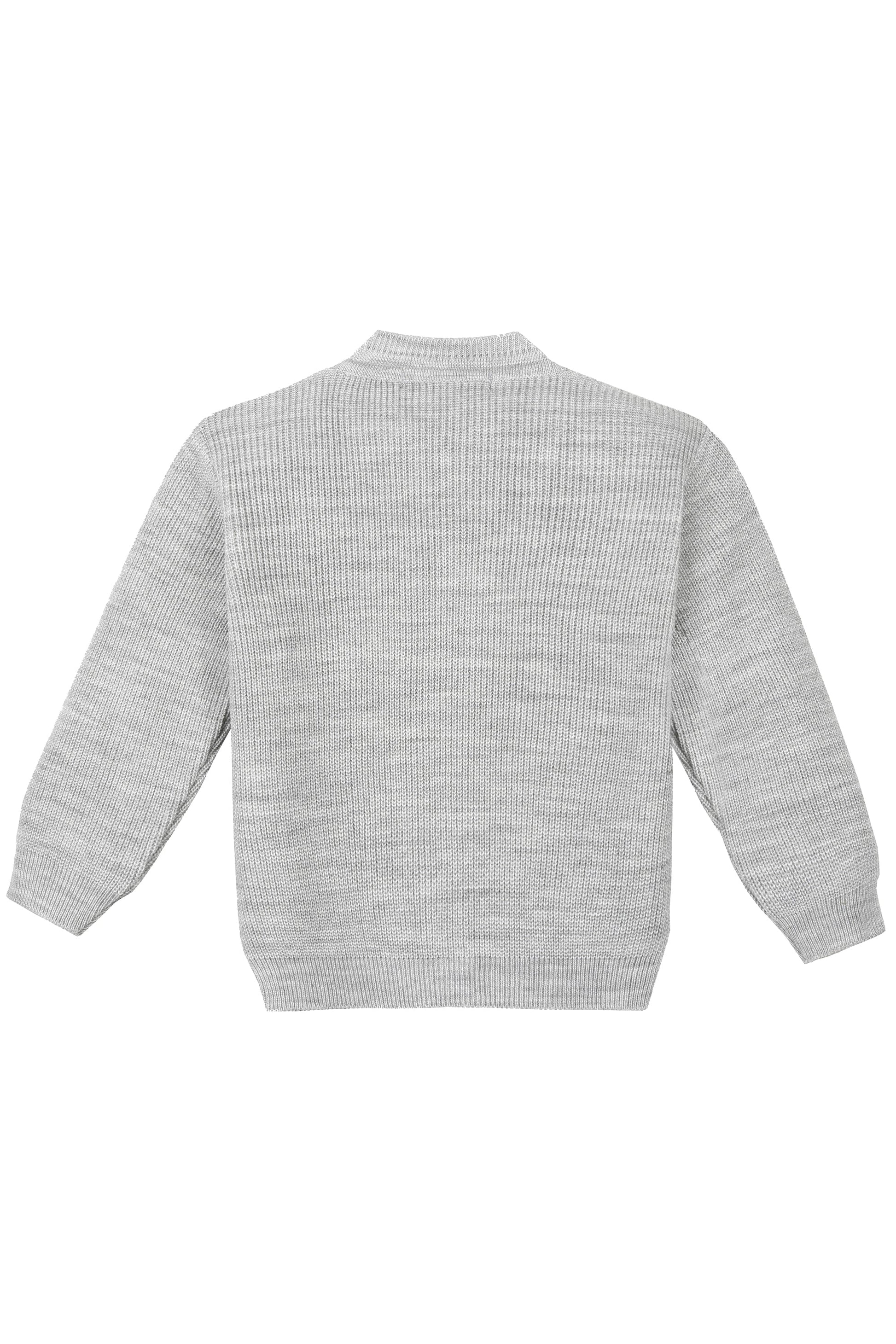 Boys' ribbed knit v-neck four buttoned cardigan; perfect for baby boy clothes & christmas gift ideas