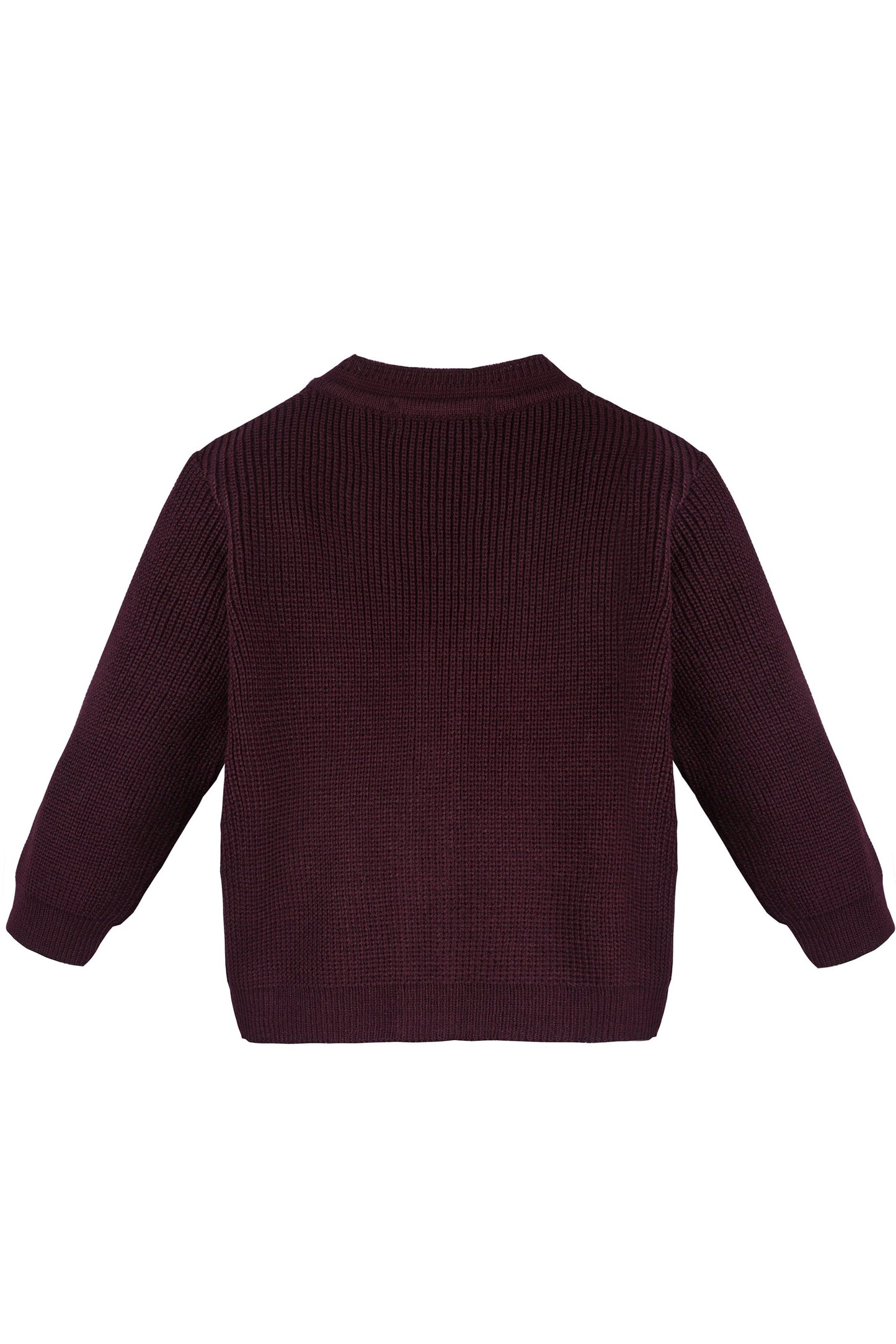 Boys' ribbed knit v-neck four buttoned cardigan; perfect for baby boy clothes & christmas gift ideas