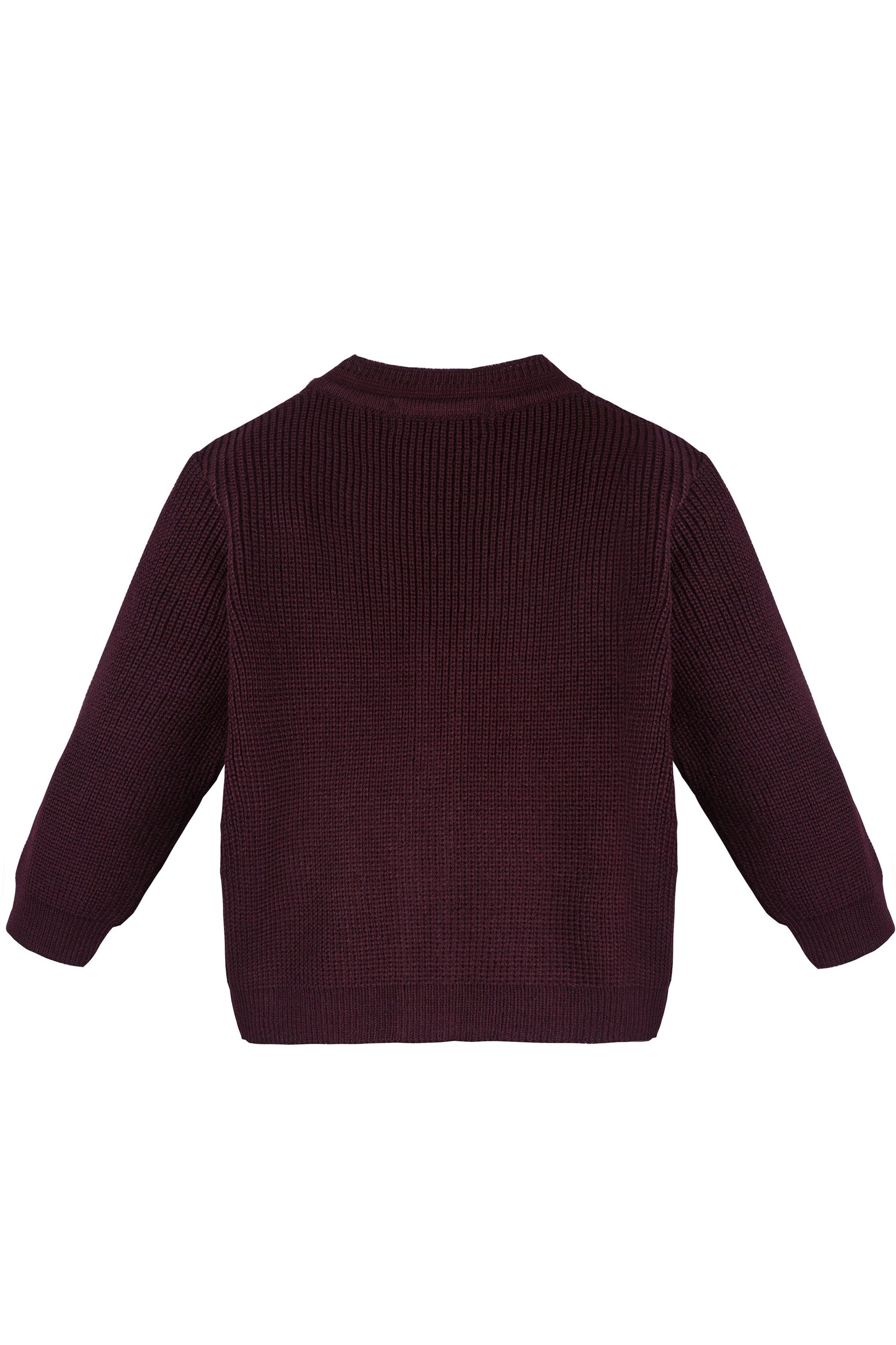 Boys' ribbed knit v-neck four buttoned cardigan; perfect for baby boy clothes & christmas gift ideas