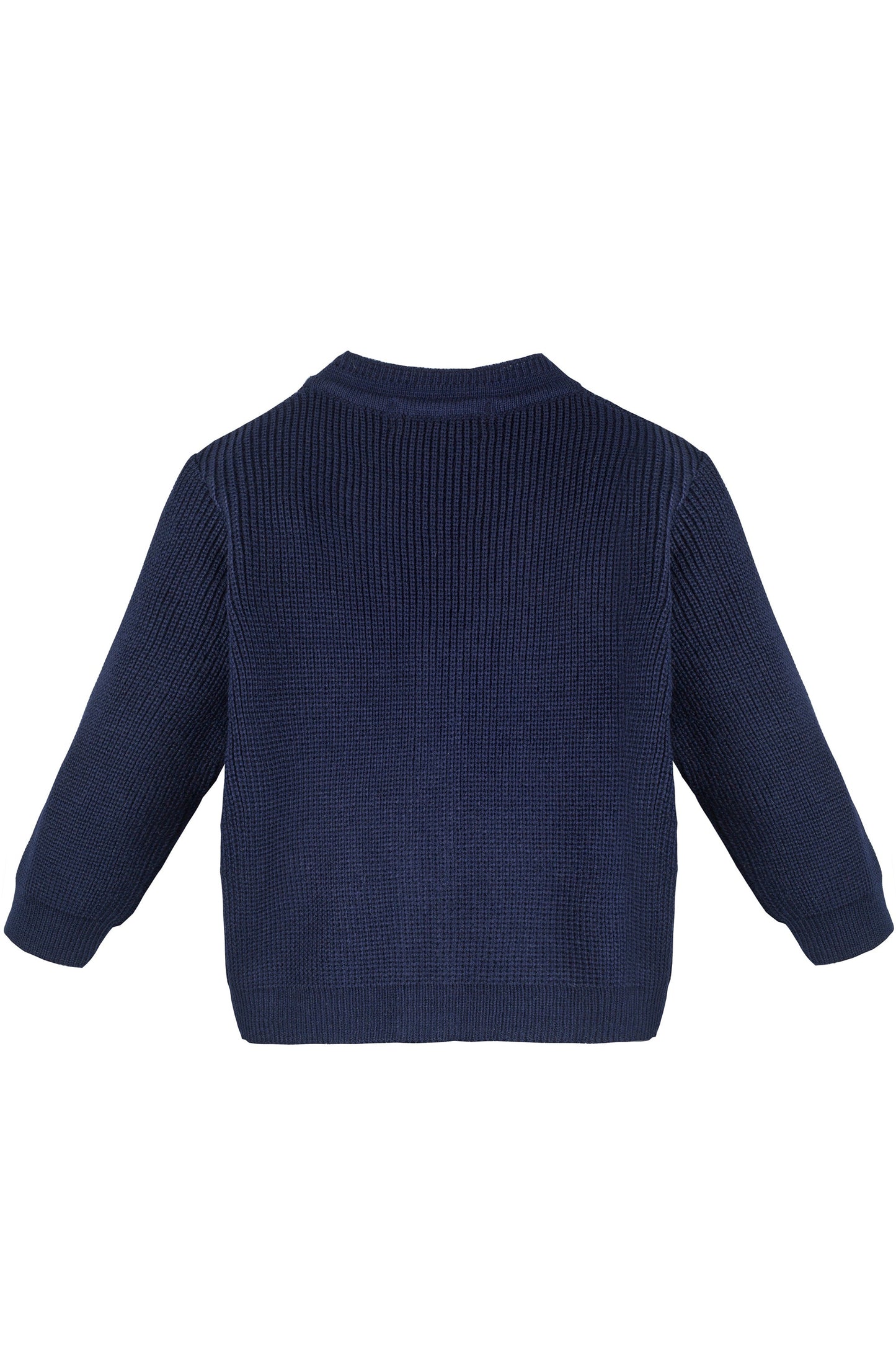 Boys' ribbed knit v-neck four buttoned cardigan; perfect for baby boy clothes & christmas gift ideas
