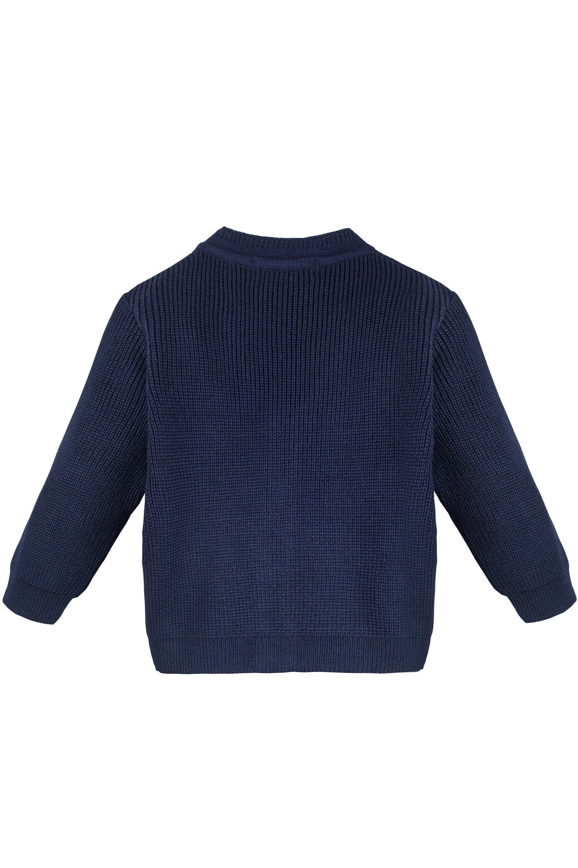 Boys' ribbed knit v-neck four buttoned cardigan; perfect for baby boy clothes & christmas gift ideas