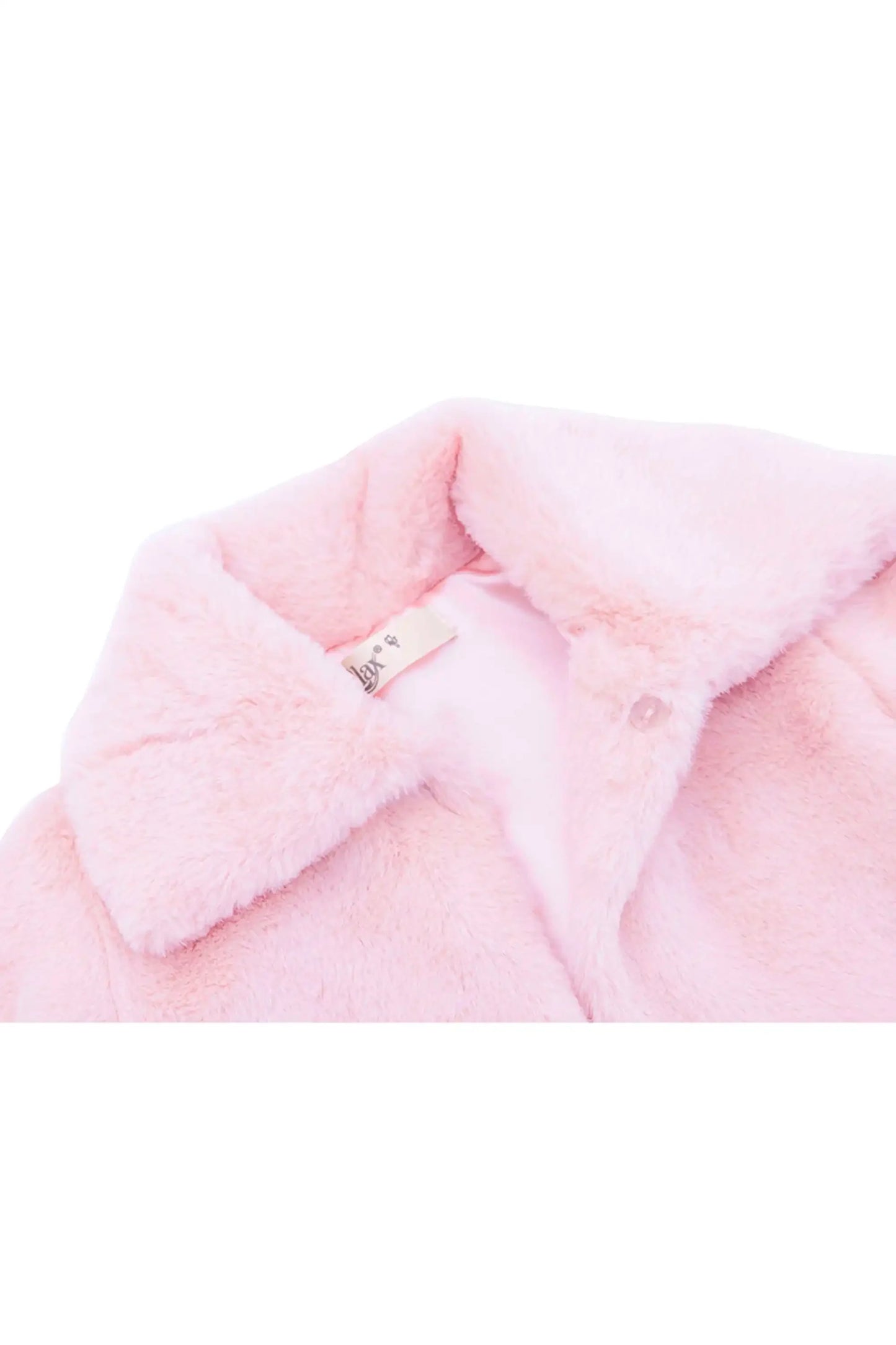 Girls Faux Fur Shrug Jacket Tied Ribbon Cozy Bolero