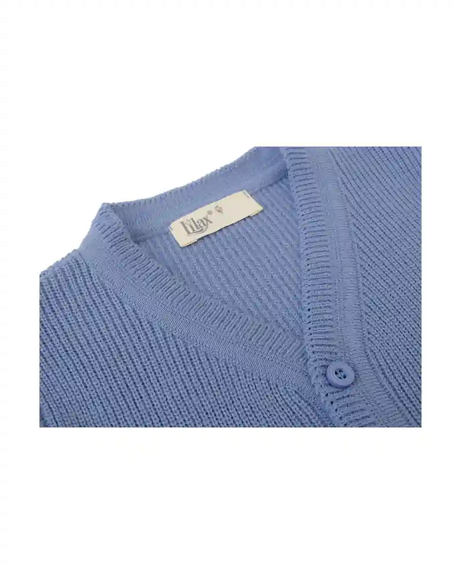 Little Boys Basic Long Sleeve V-Neck Classic Knit Cardigan Sweater