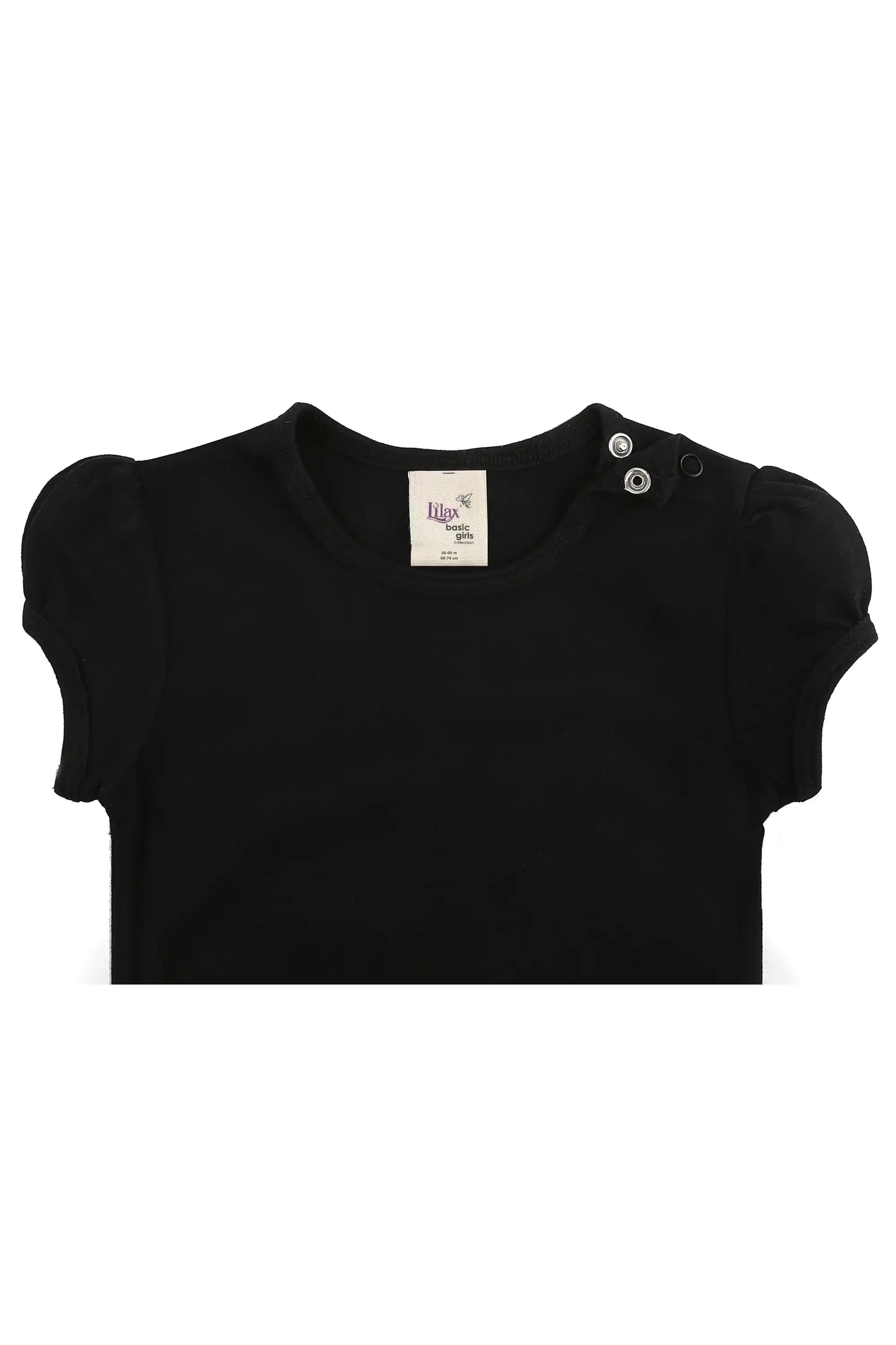 Baby Girls' Basic T-Shirt Short Sleeve Crewneck Tee