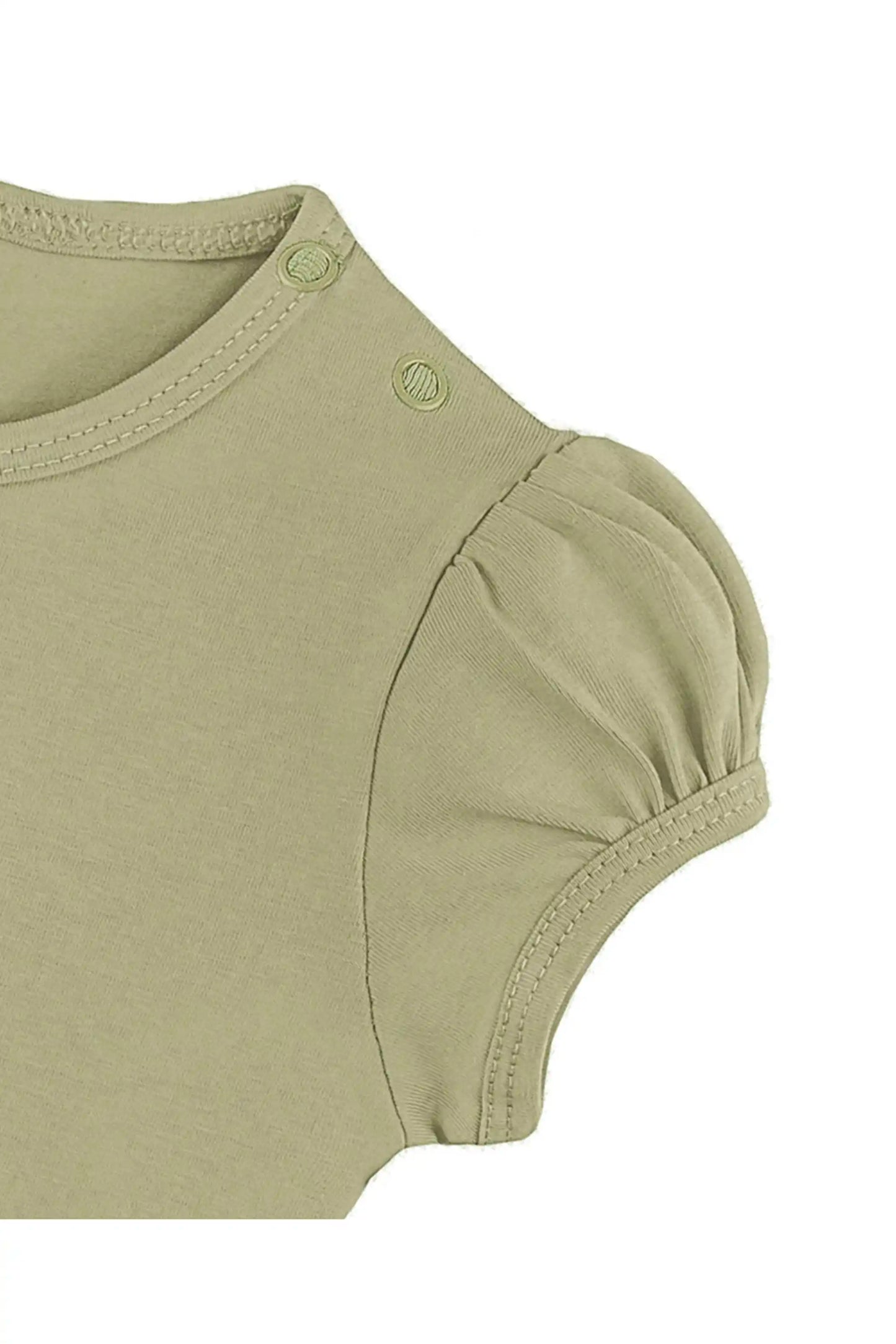 Baby Girls' Basic T-Shirt Short Sleeve Crewneck Tee