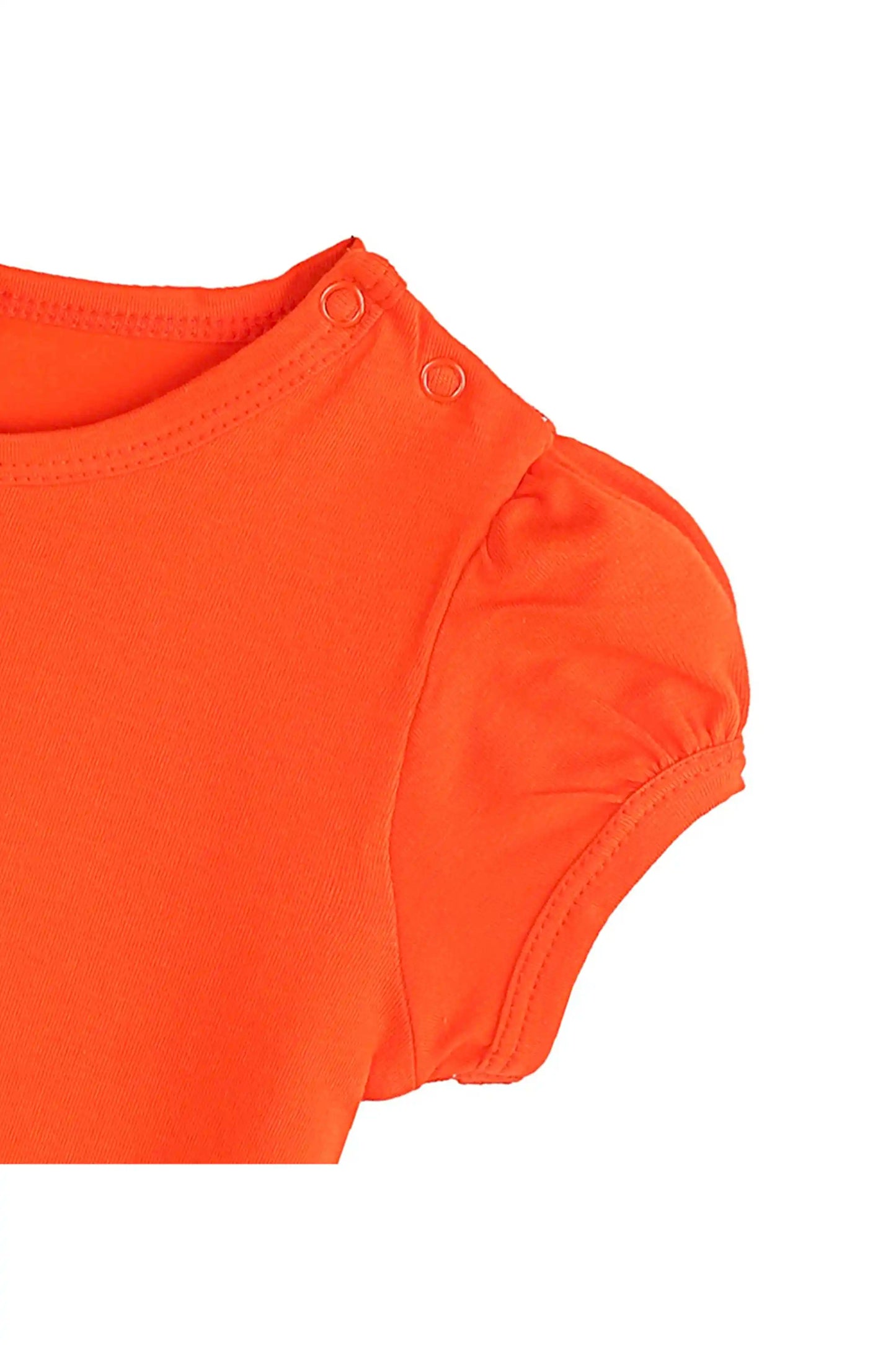Baby Girls' Basic T-Shirt Short Sleeve Crewneck Tee