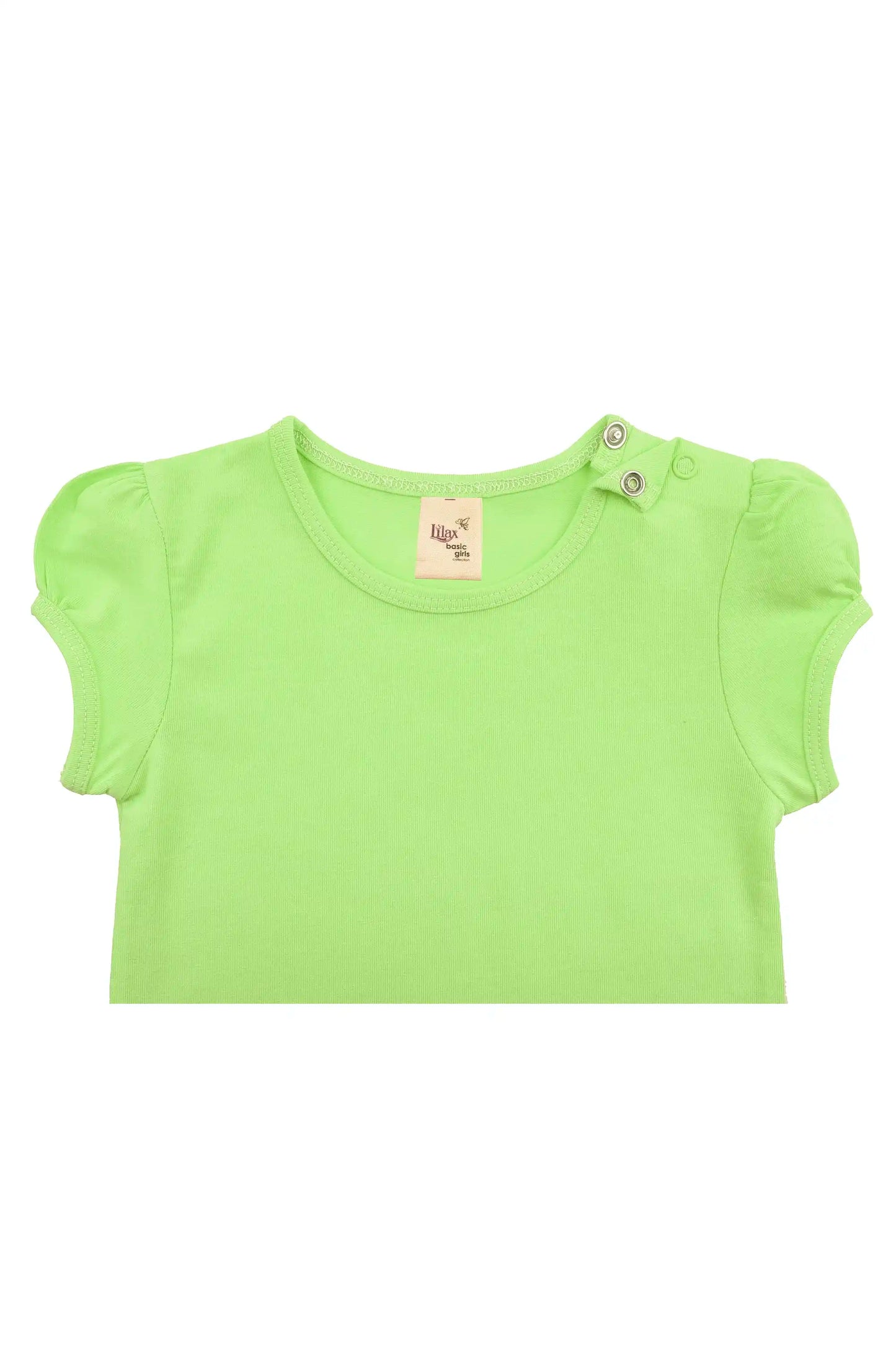 Baby Girls' Basic T-Shirt Short Sleeve Crewneck Tee