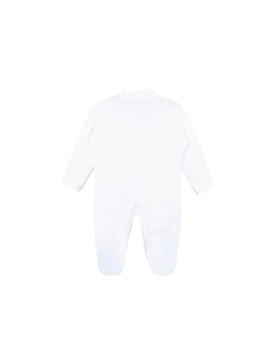 Newborn 3-Piece Cotton Jeweled Crown Layette Set