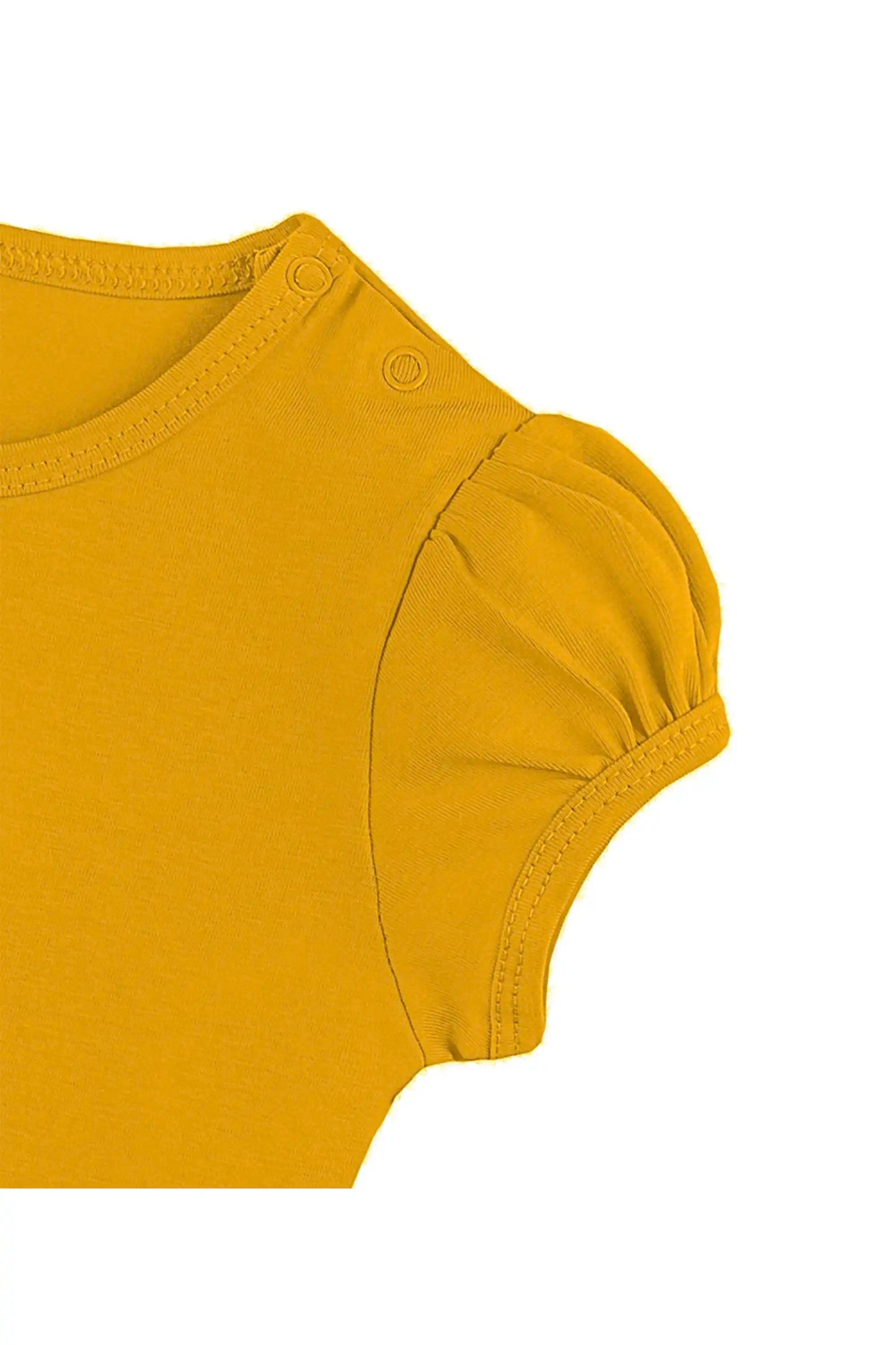 Baby Girls' Basic T-Shirt Short Sleeve Crewneck Tee