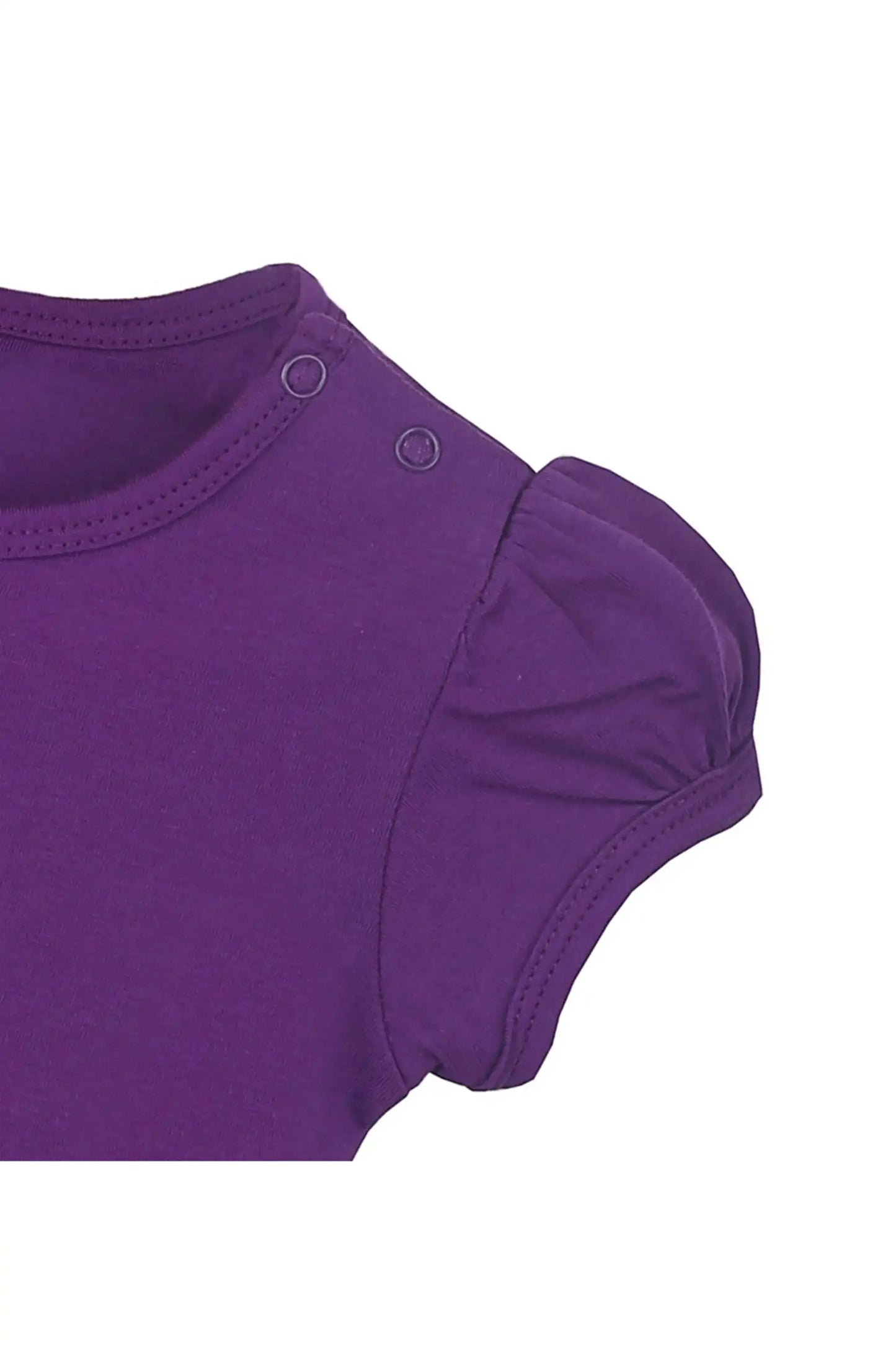 Baby Girls' Basic T-Shirt Short Sleeve Crewneck Tee