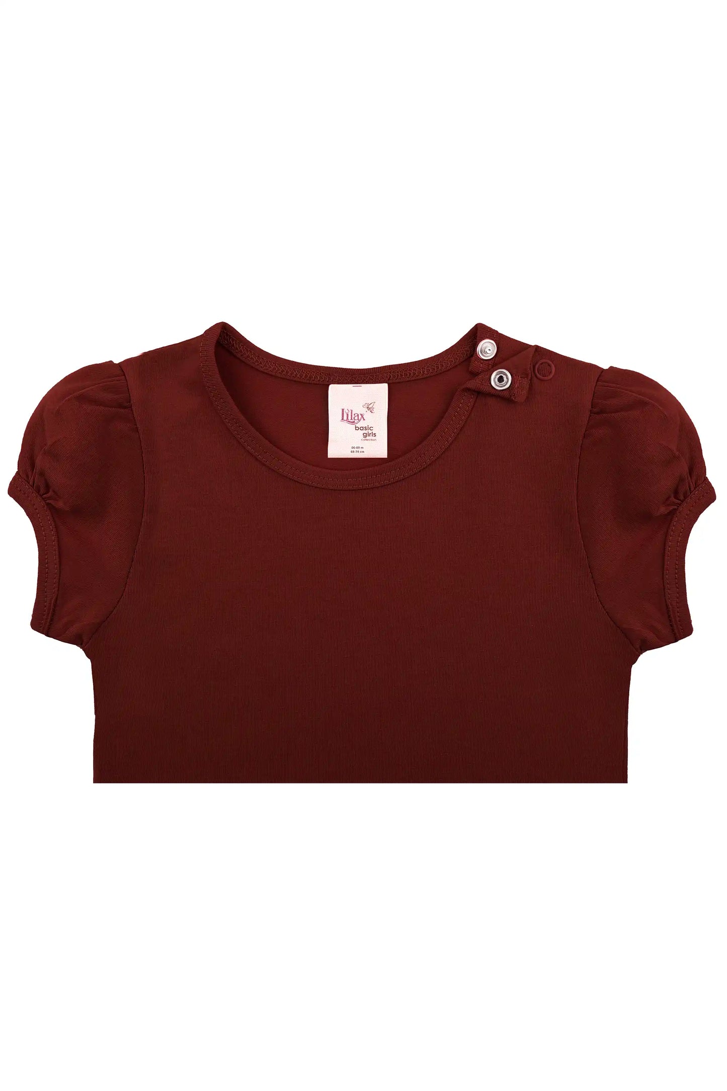 Baby Girls' Basic T-Shirt Short Sleeve Crewneck Tee