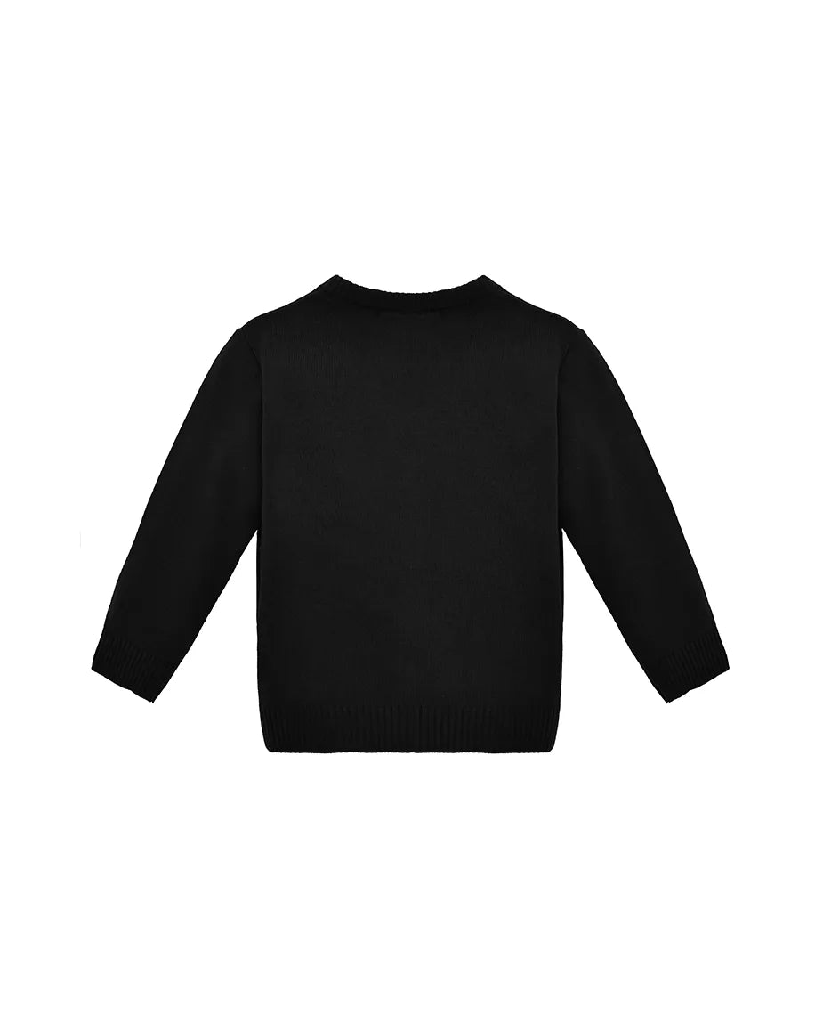 V-Neck Cardigan Sweater for Boys - Featuring Button Closure, Toddler to Youth