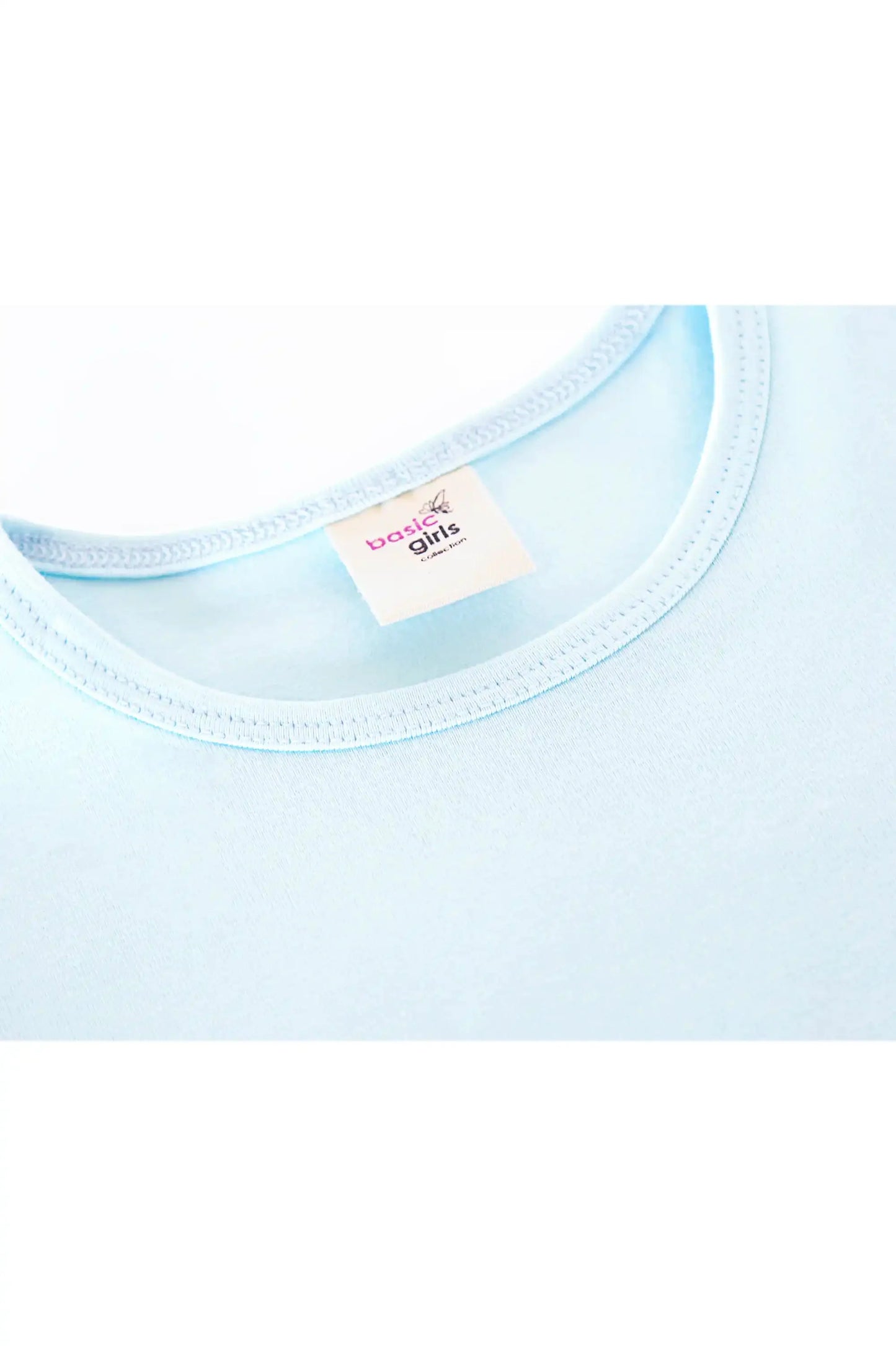 Baby Girls' Basic T-Shirt Short Sleeve Crewneck Tee