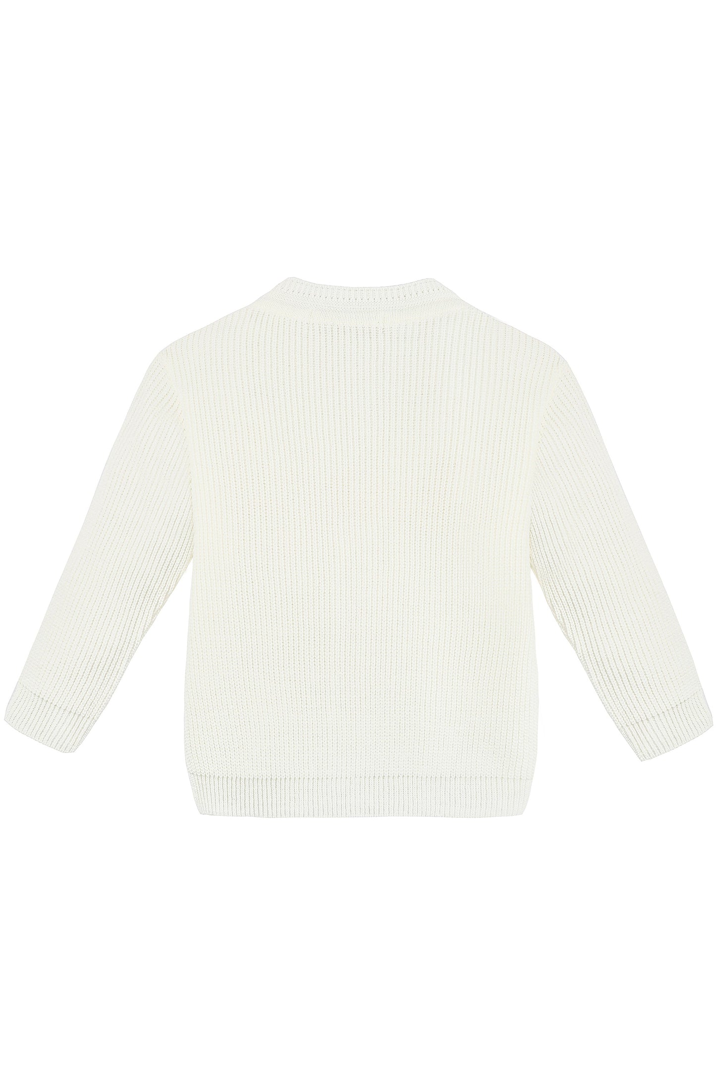Boys' ribbed knit v-neck four buttoned cardigan; perfect for baby boy clothes & christmas gift ideas