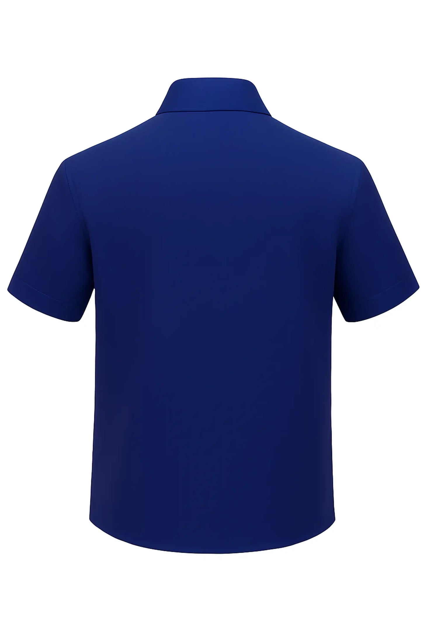 Boys Classic Short Sleeve Button Down Casual Solid Dress Shirt