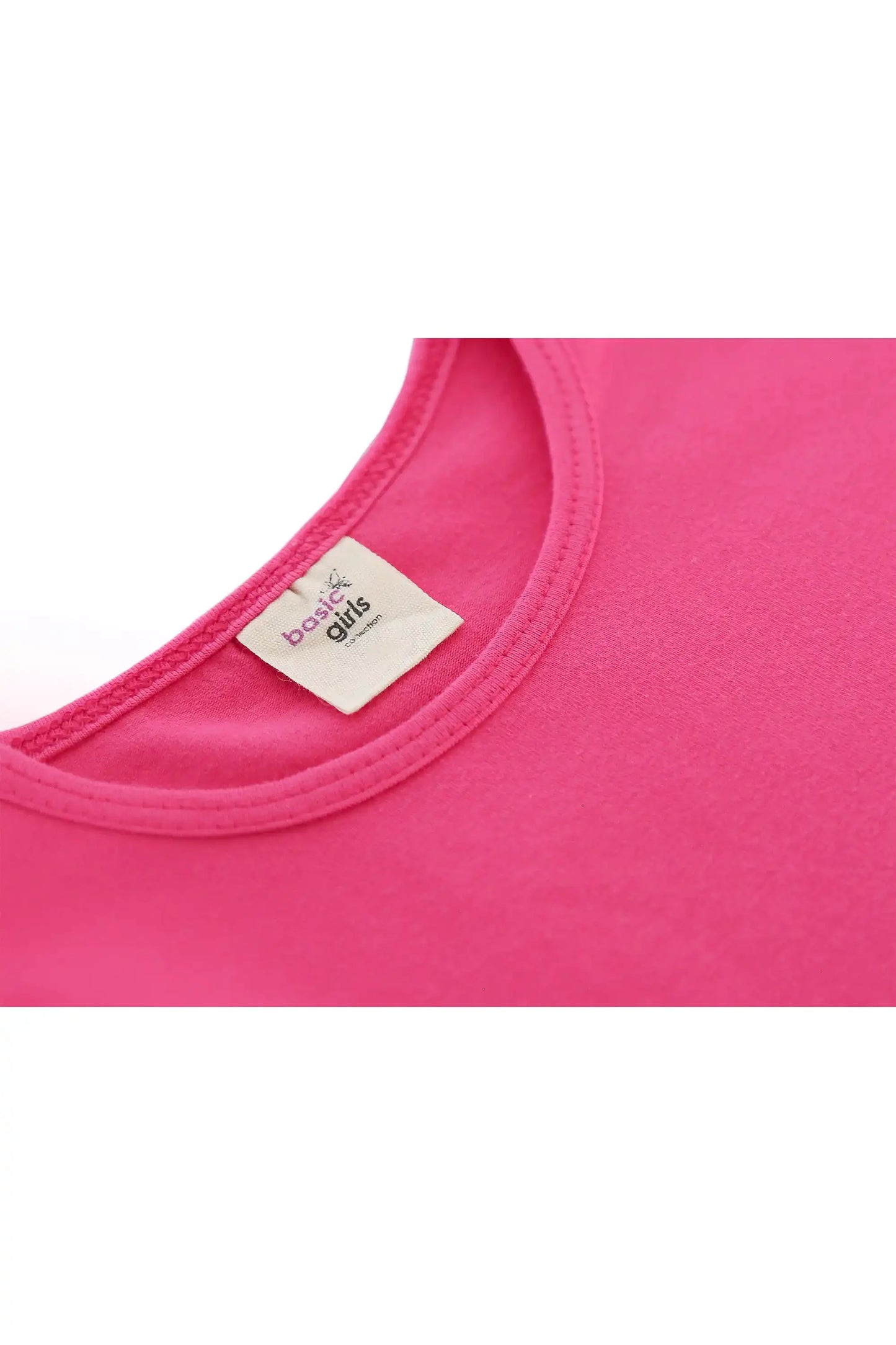 Baby Girls' Basic T-Shirt Short Sleeve Crewneck Tee