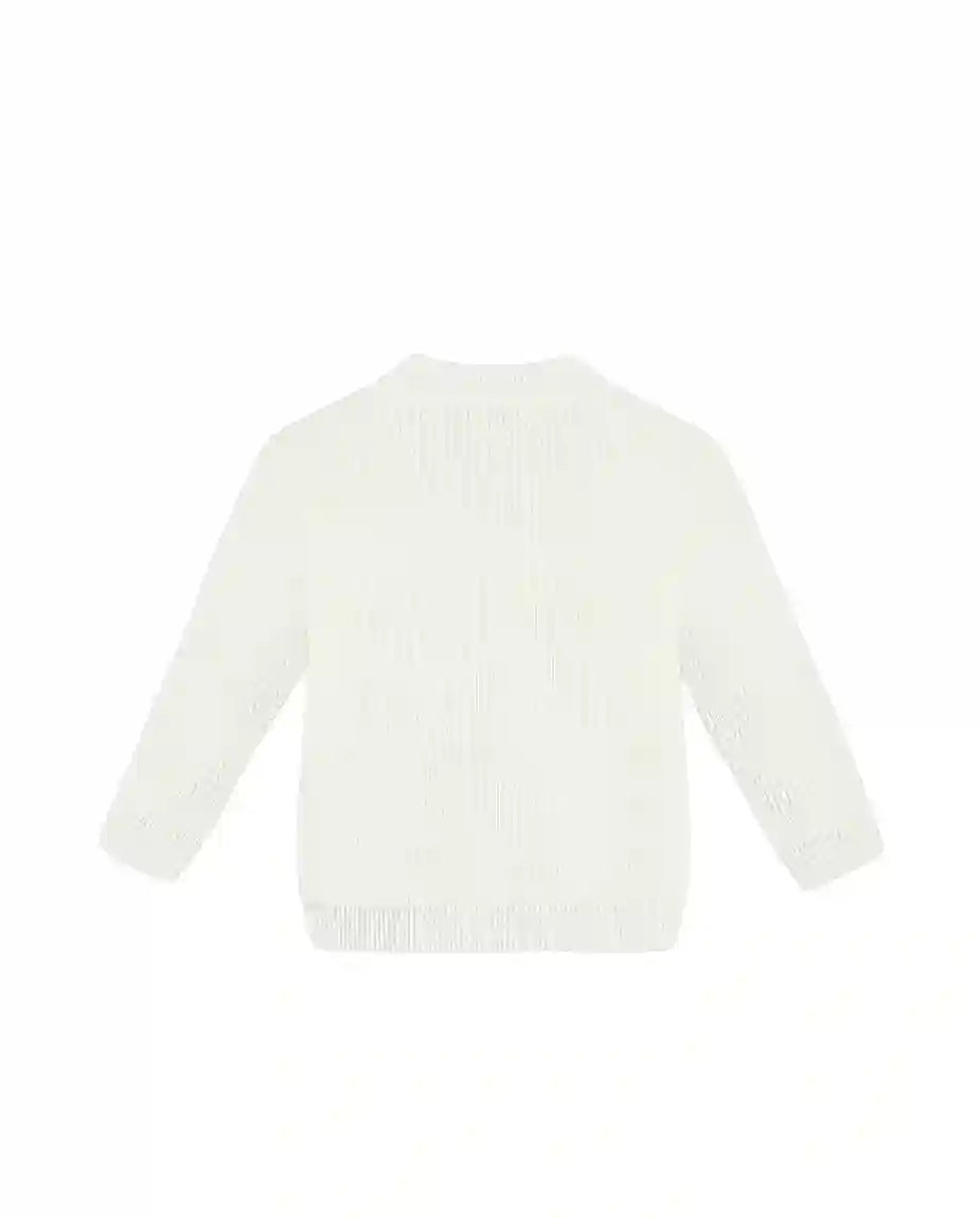 Little Boys Basic Long Sleeve V-Neck Classic Knit Cardigan Sweater