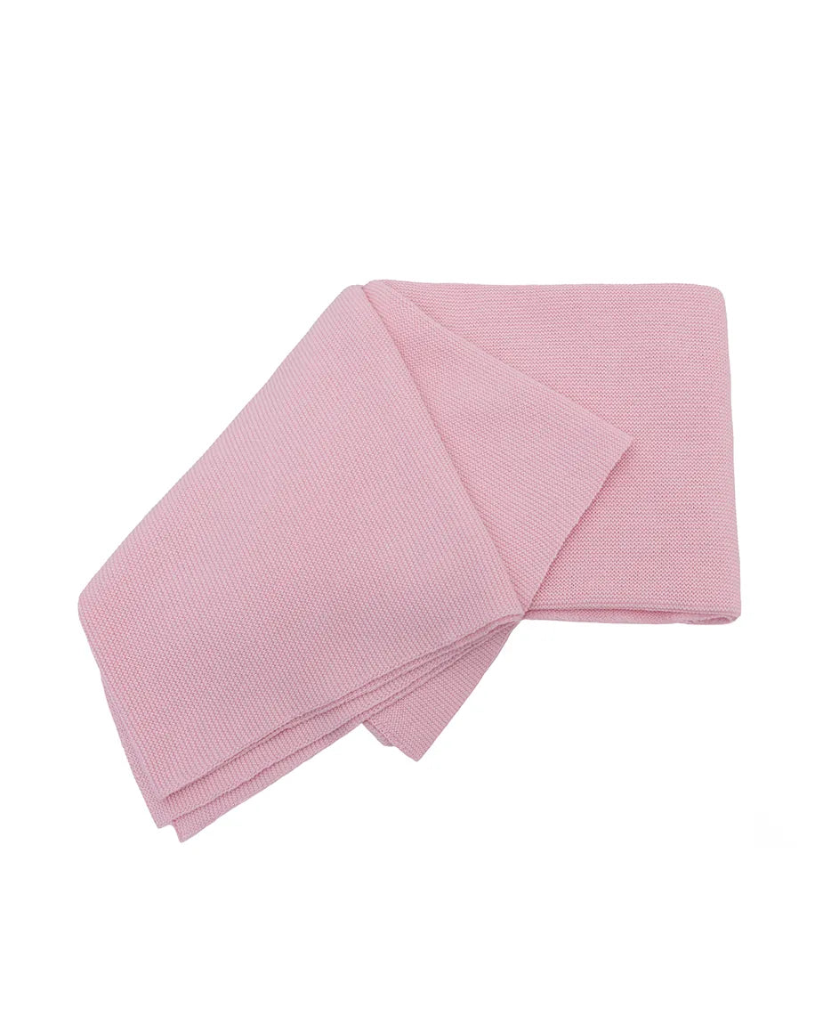 Baby Girl Cotton Knit Receiving Blanket