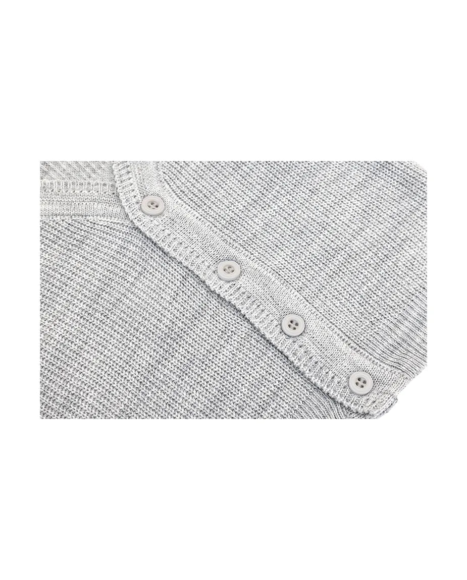 Little Boys Basic Long Sleeve V-Neck Classic Knit Cardigan Sweater
