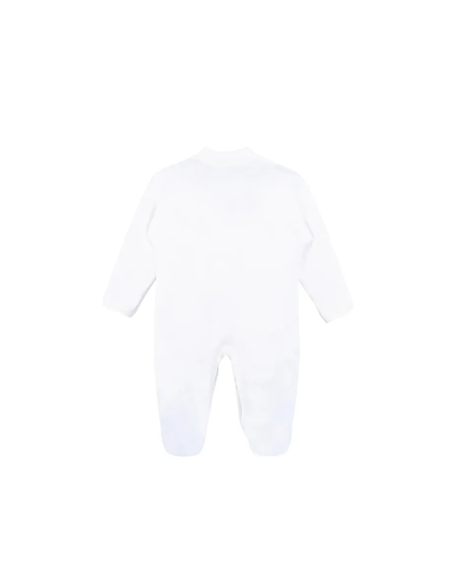 Newborn 3-Piece Cotton Jeweled Crown Layette Set