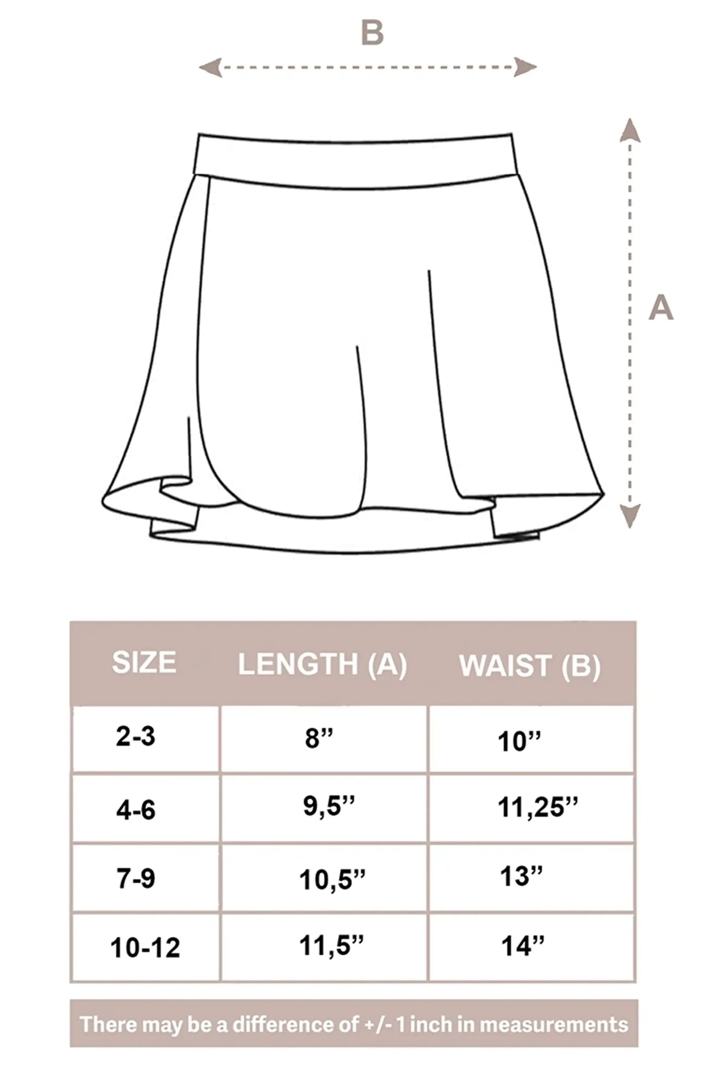 Girls Ballet Skirt Chiffon Wrap/Pull-On Dance Skirt