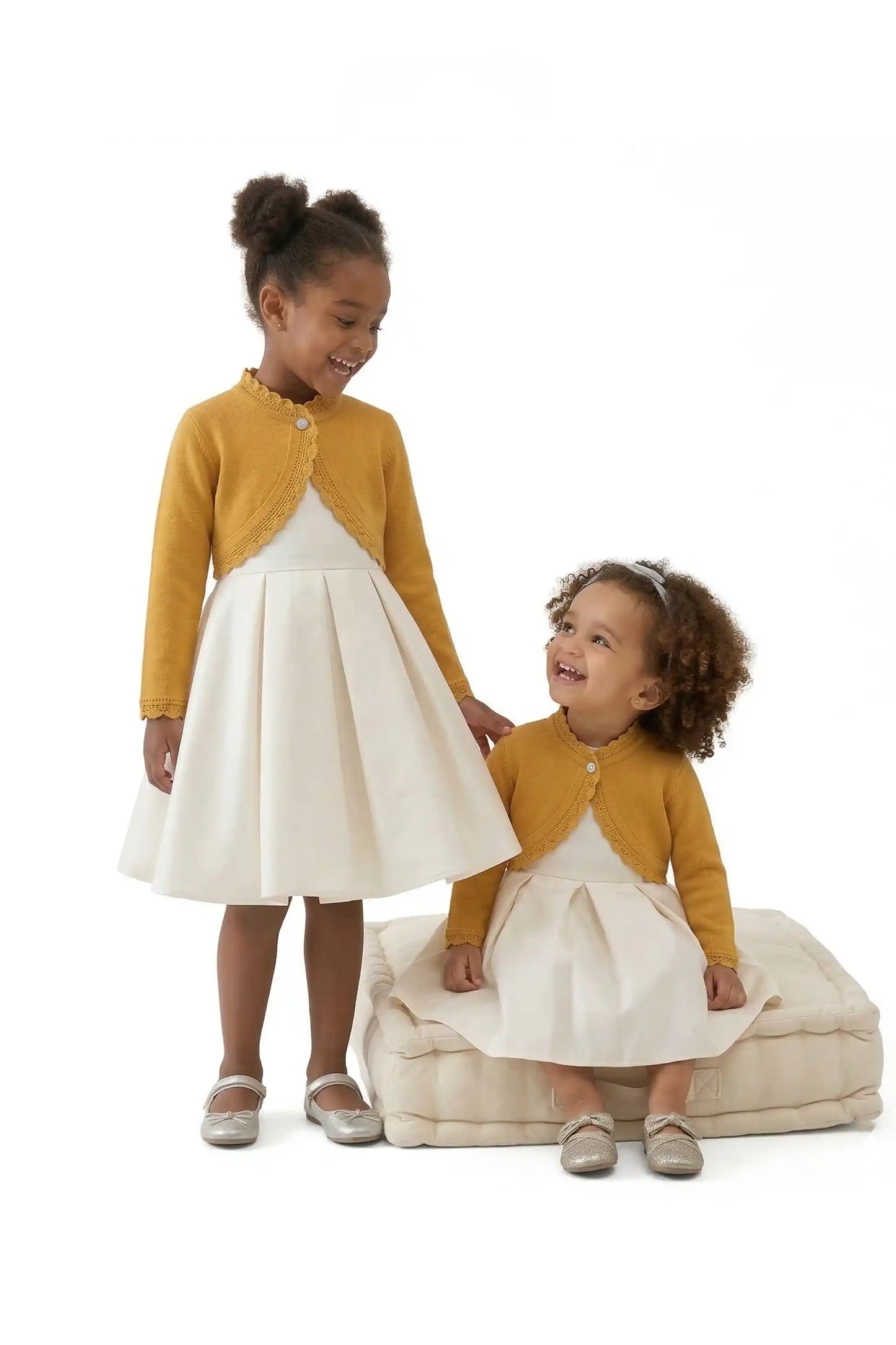 Baby Knit Button Detailed Bolero Cardigan