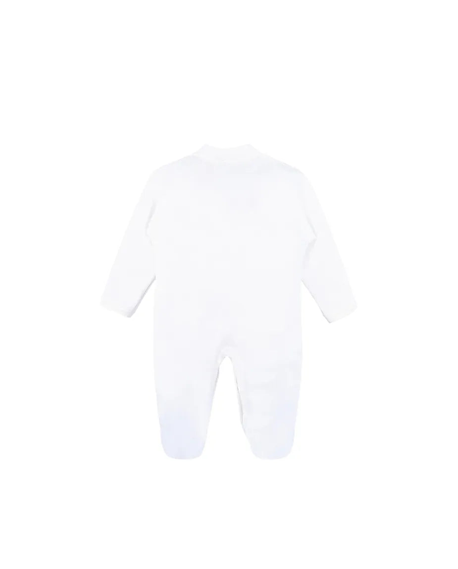 Newborn 3-Piece Cotton Jeweled Crown Layette Set
