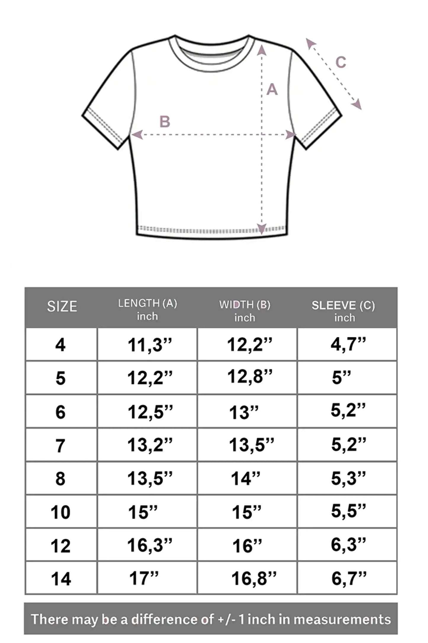 Girls Short Sleeve Crewneck Crop Top Tee