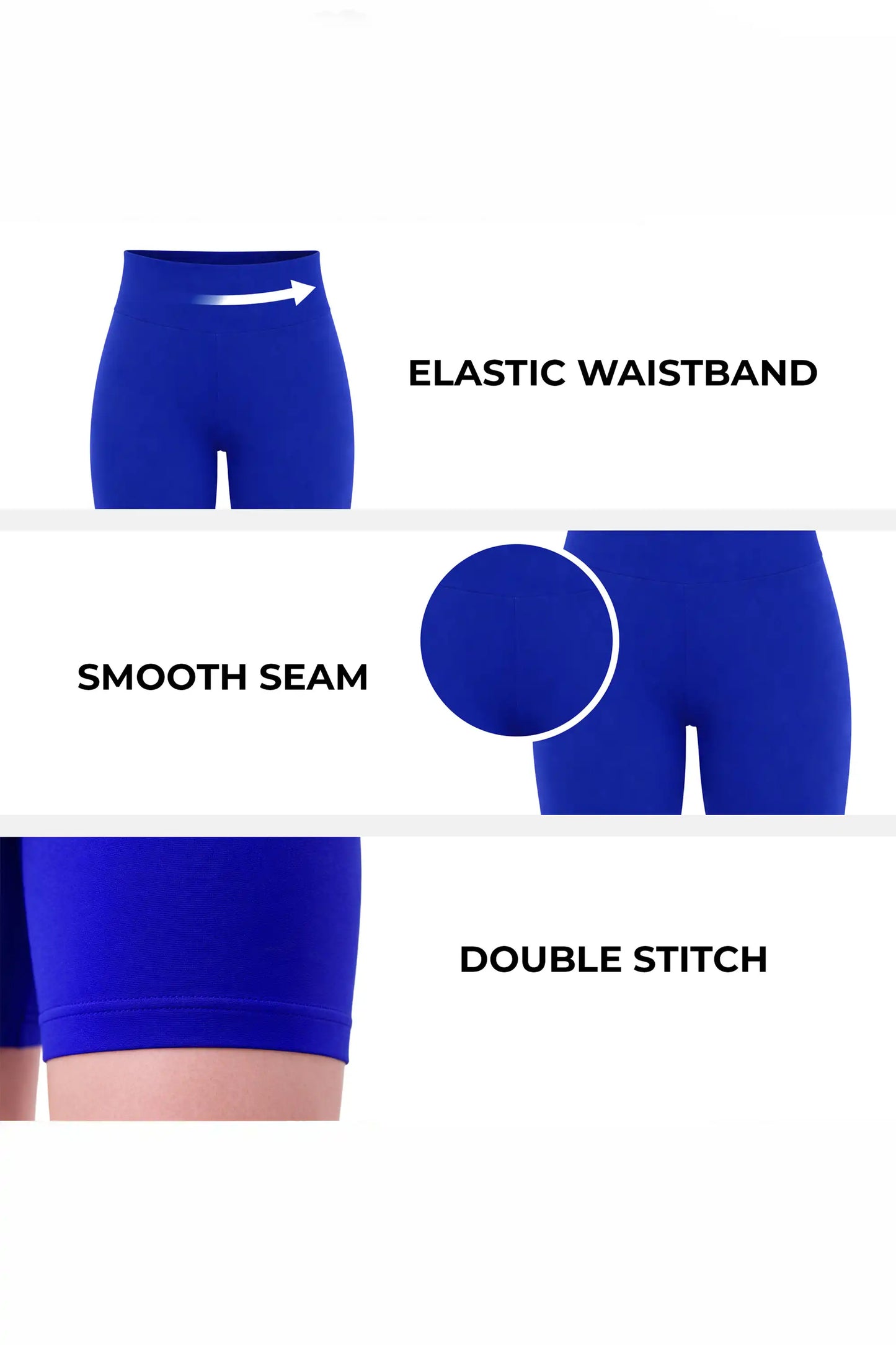 Girls High Waist Biker Shorts — Premium Soft 4-Way Stretch Yoga & Dance Athletic Shorts