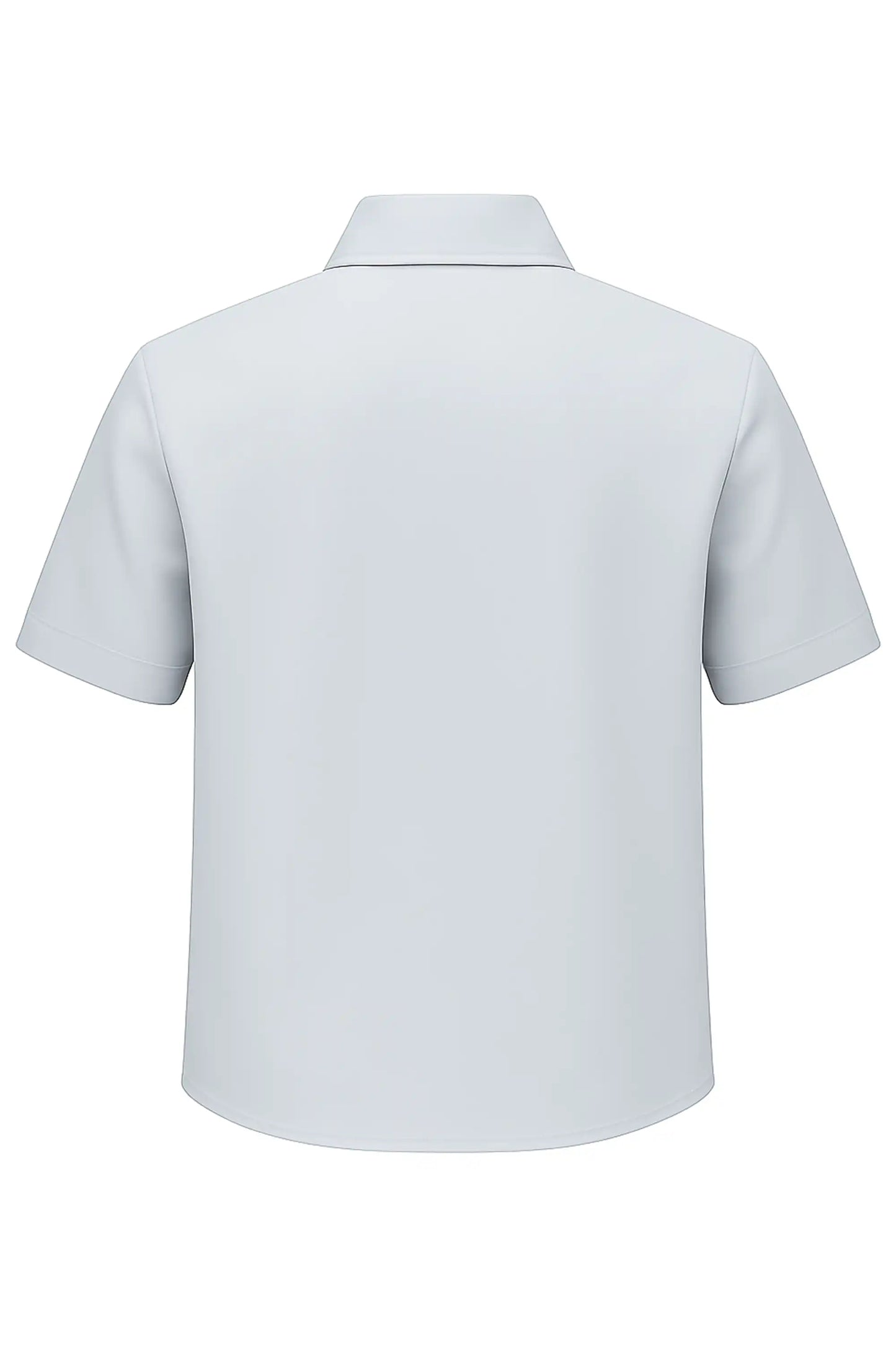 Boys Classic Short Sleeve Button Down Casual Solid Dress Shirt