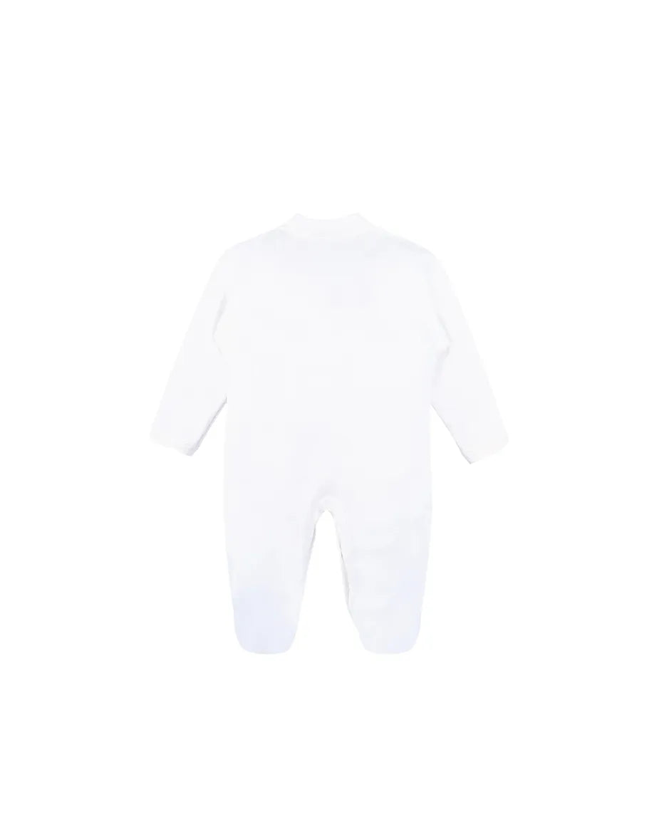 Newborn 3-Piece Cotton Jeweled Crown Layette Set