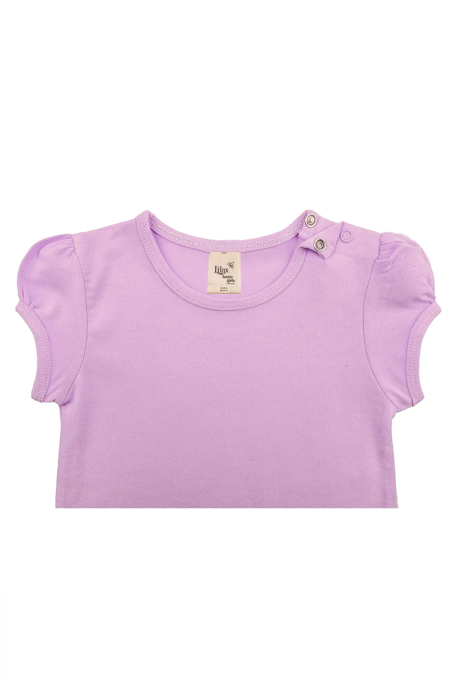 Baby Girls' Basic T-Shirt Short Sleeve Crewneck Tee