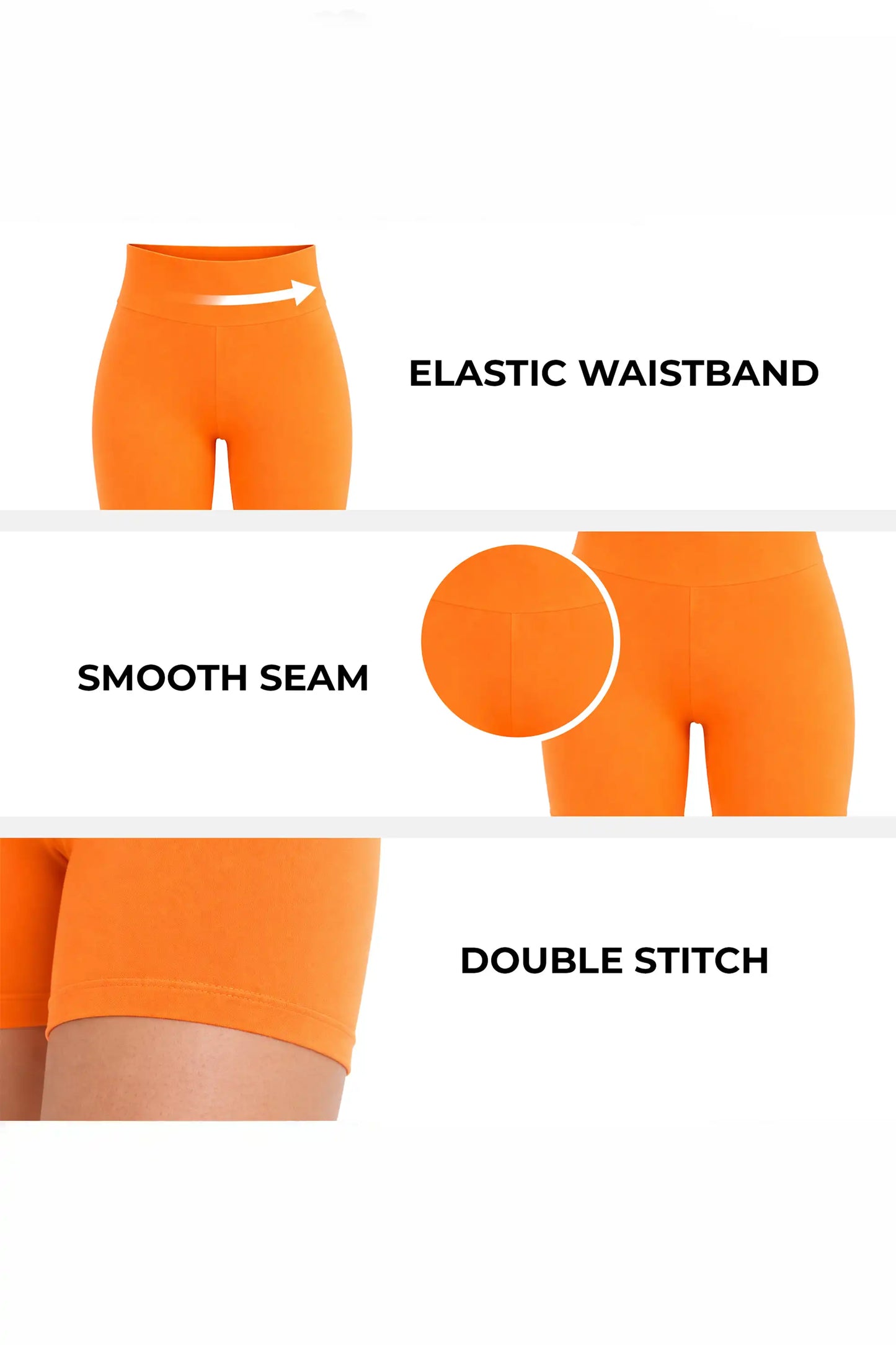 Girls High Waist Biker Shorts — Premium Soft 4-Way Stretch Yoga & Dance Athletic Shorts