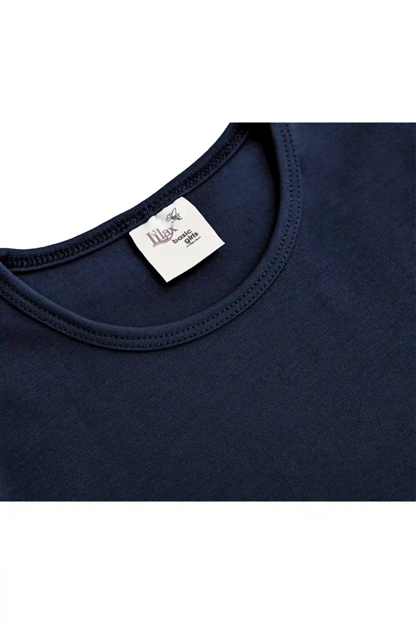 Baby Girls' Basic T-Shirt Short Sleeve Crewneck Tee