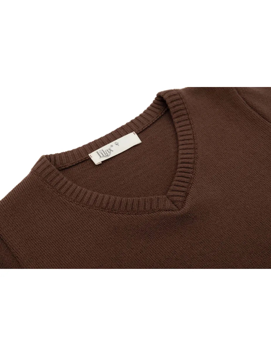 Toddler & Little Boys Classic V-Neck Knit Sweater