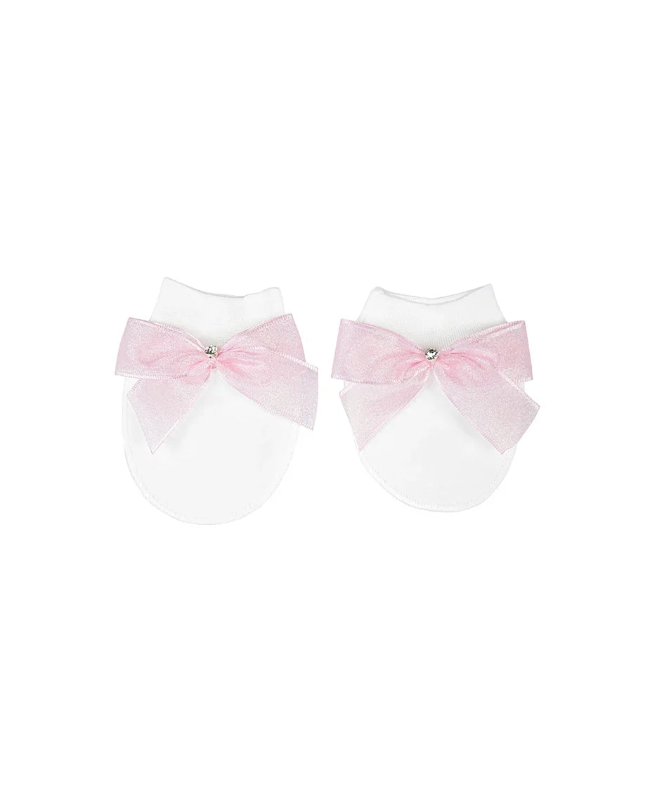 Jeweled Crown Layette Gift Set for Baby Girls: 3 Pieces