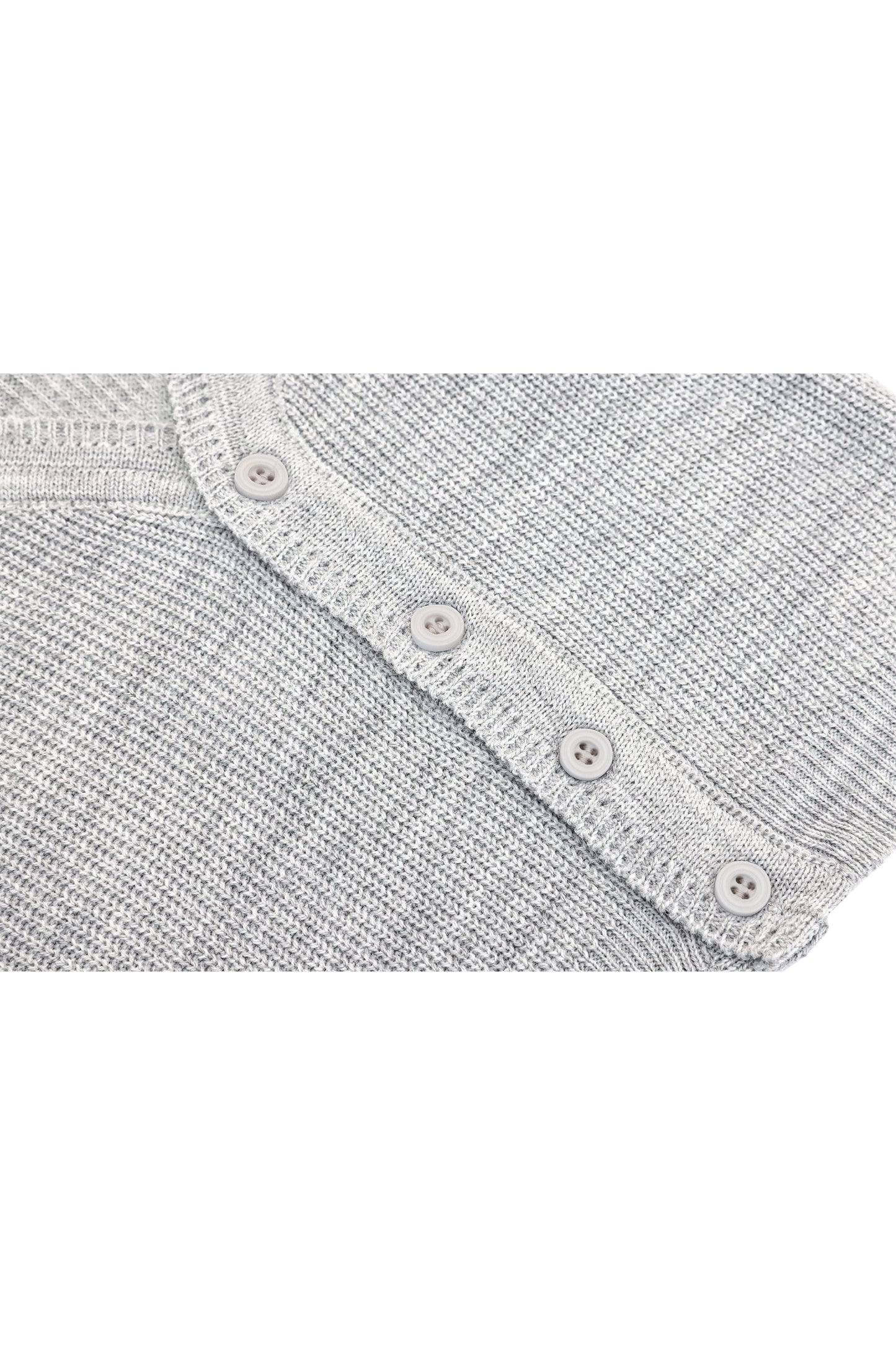 Boys' ribbed knit v-neck four buttoned cardigan; perfect for baby boy clothes & christmas gift ideas