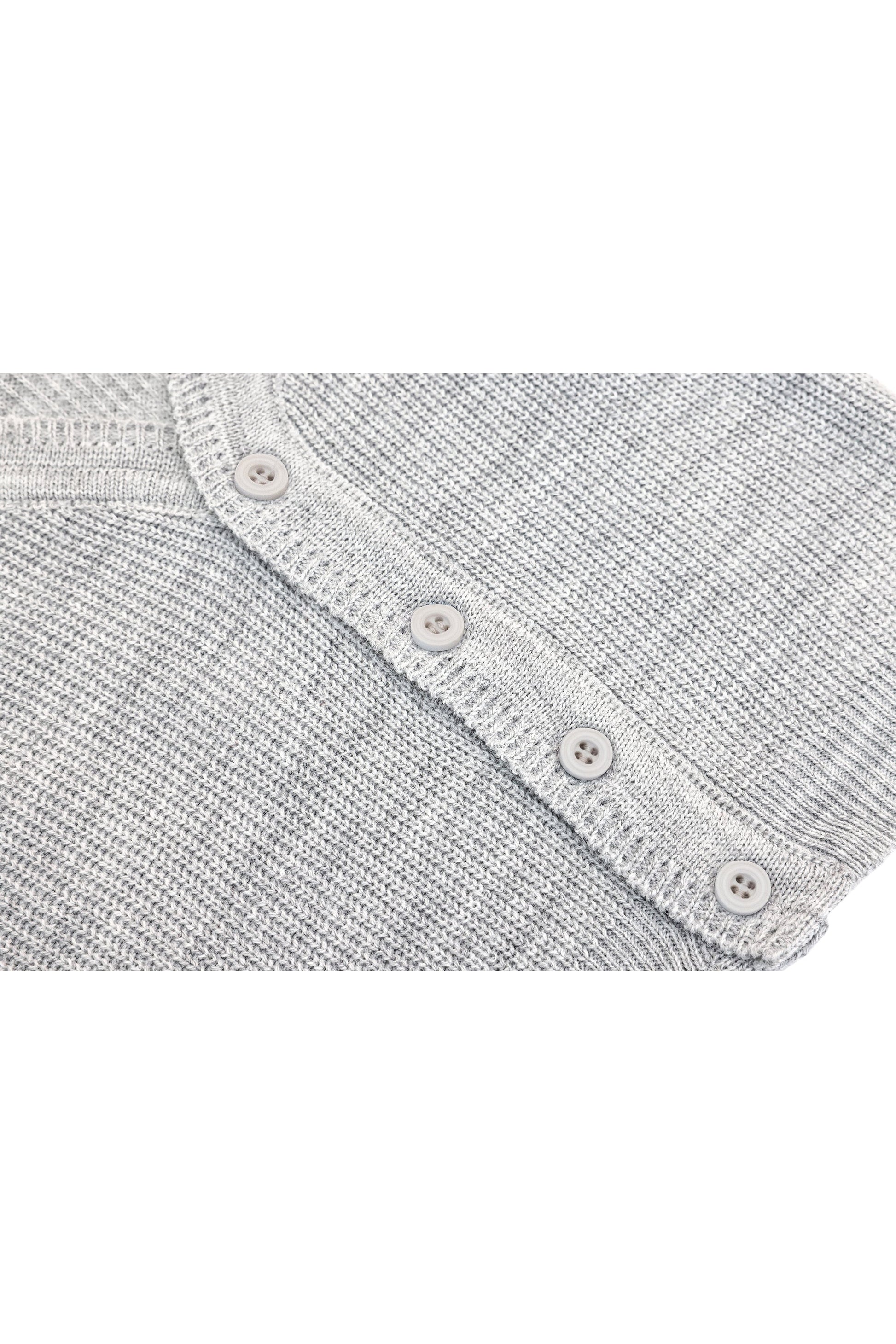 Boys' ribbed knit v-neck four buttoned cardigan; perfect for baby boy clothes & christmas gift ideas