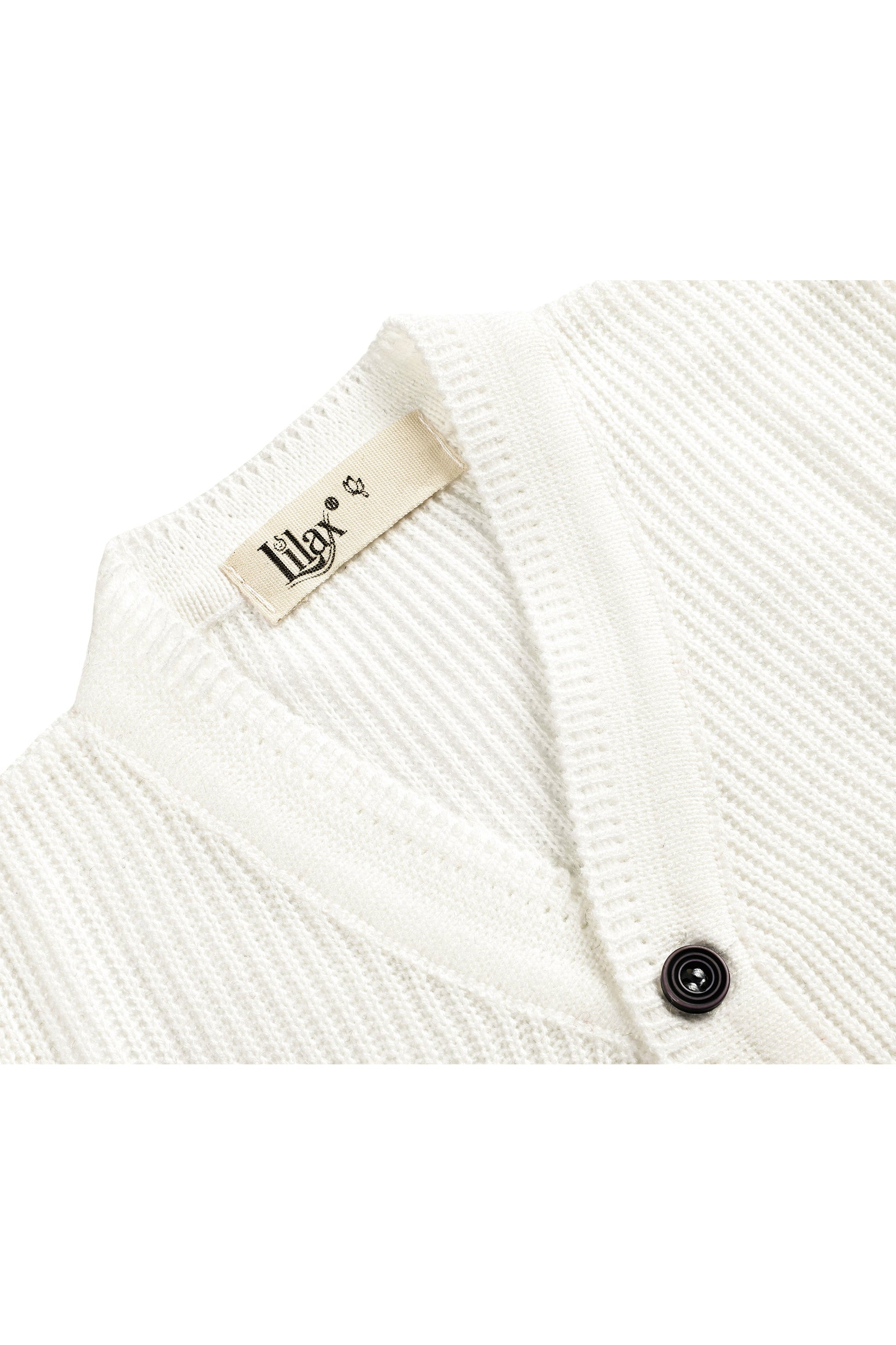 Boys' ribbed knit v-neck four buttoned cardigan; perfect for baby boy clothes & christmas gift ideas
