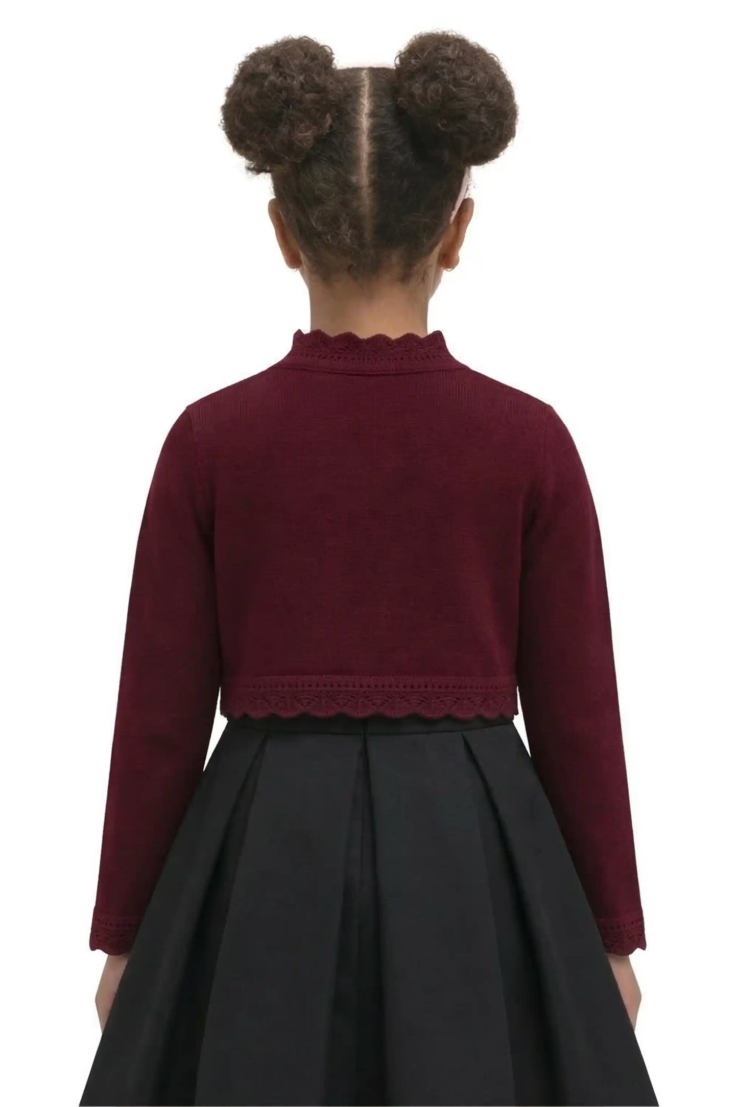Baby Knit Button Detailed Bolero Cardigan
