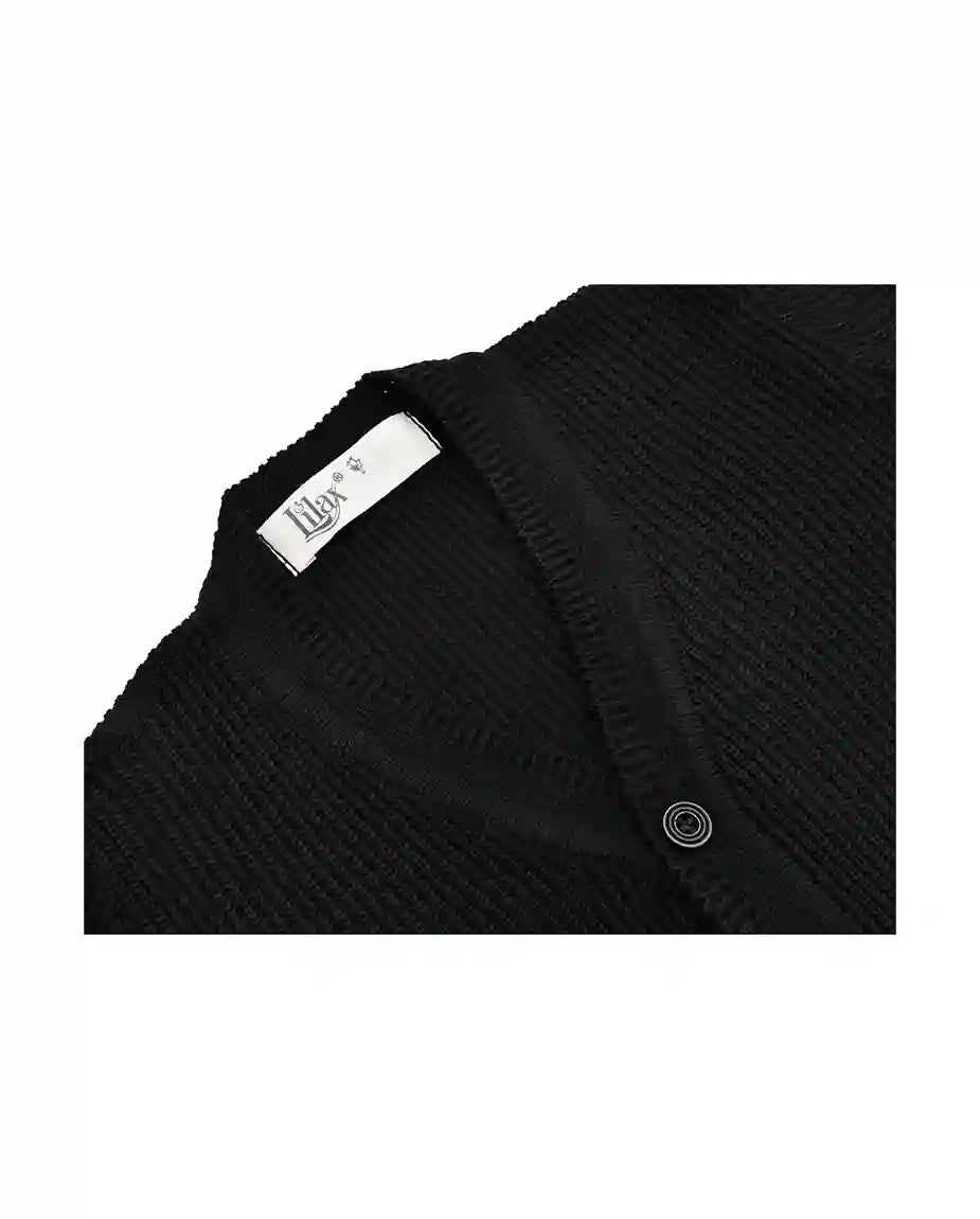 Little Boys Basic Long Sleeve V-Neck Classic Knit Cardigan Sweater