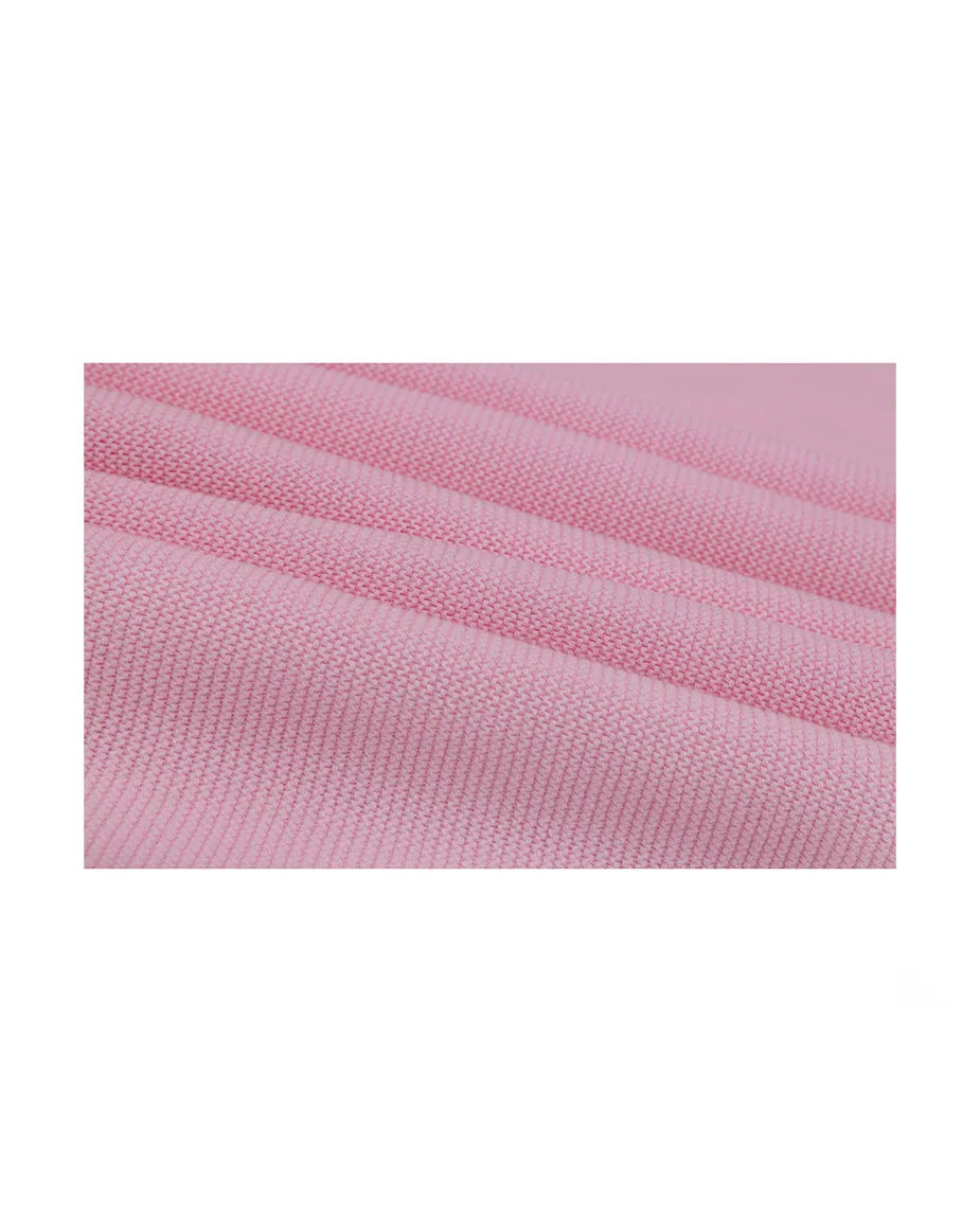 Baby Girl Cotton Knit Receiving Blanket