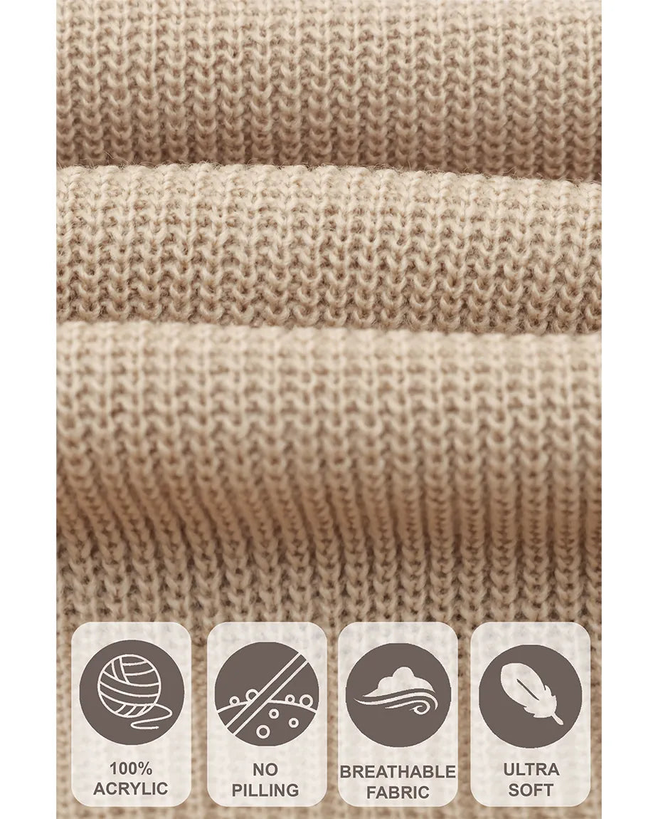 Little Boys Basic Long Sleeve V-Neck Classic Knit Cardigan Sweater