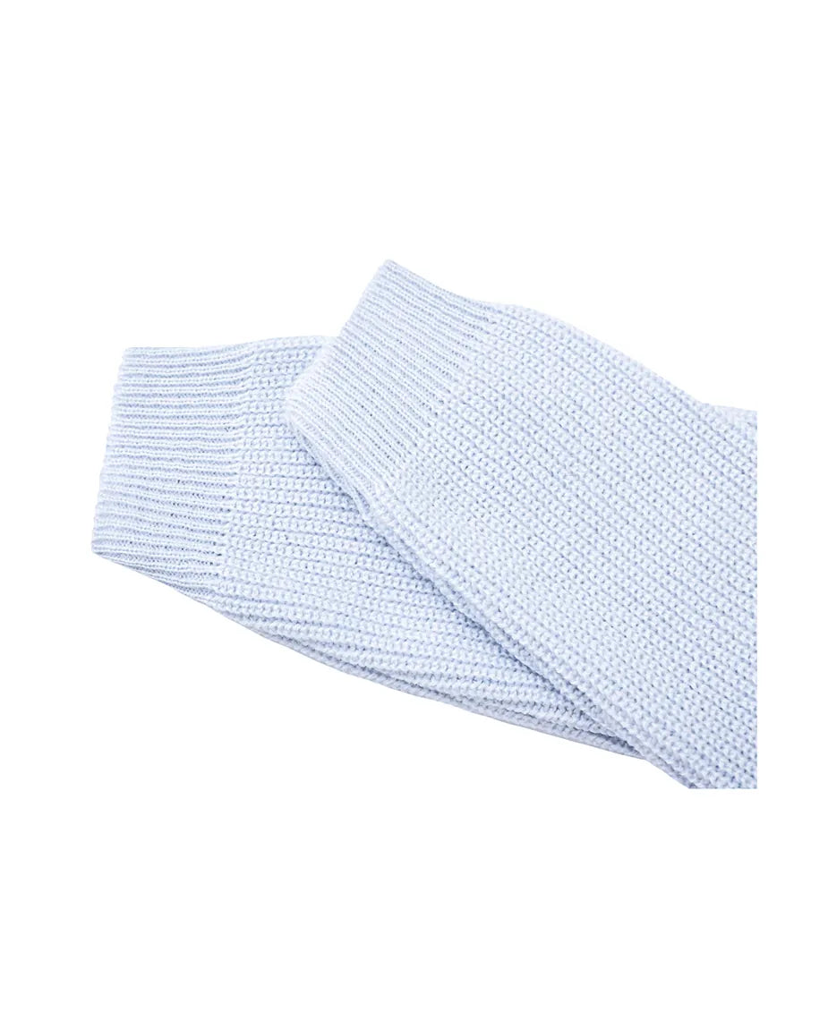 Baby Knit Ribbed V-Neck Button-Down Cardigan Sweater