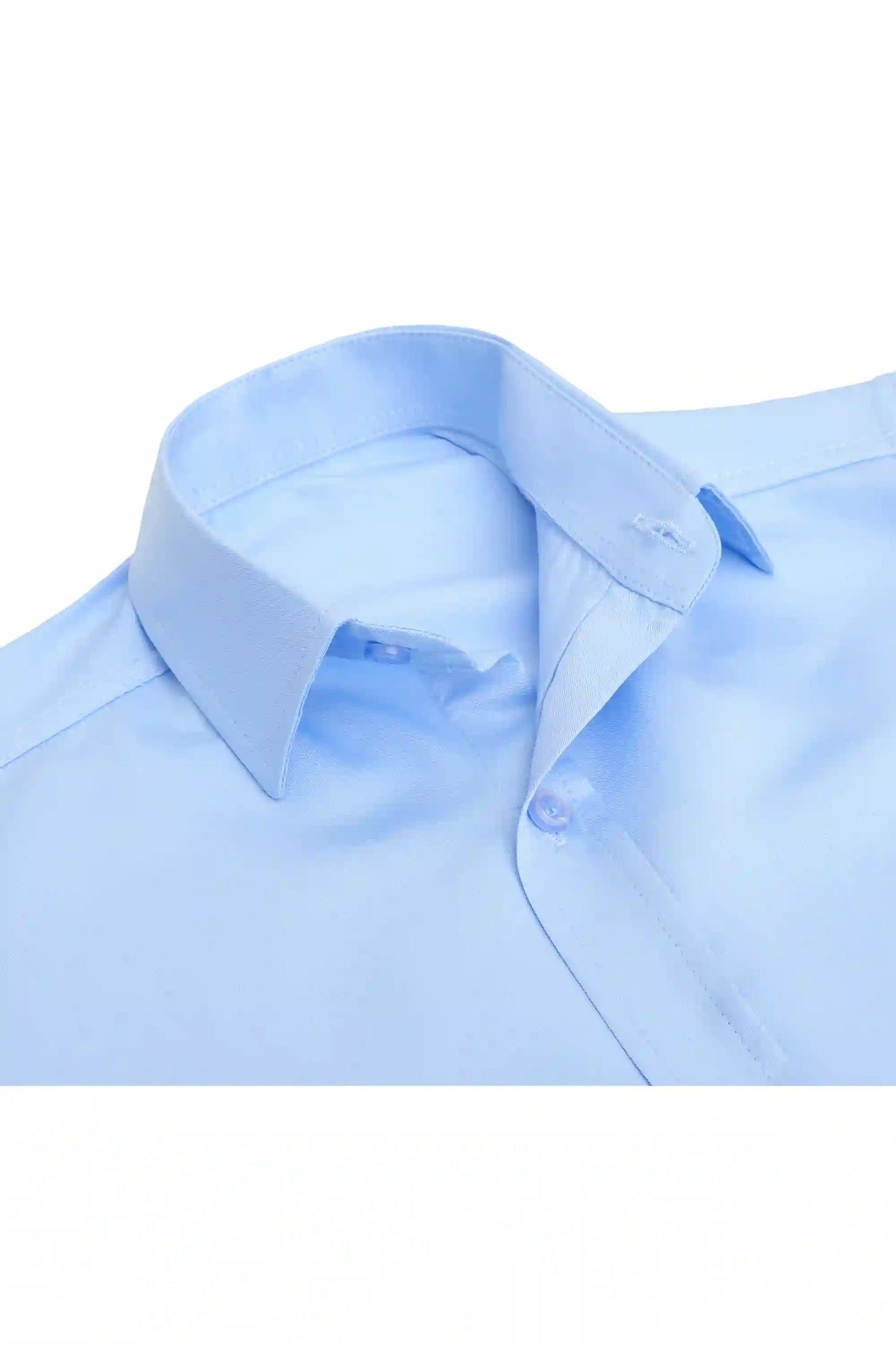 Boys Classic Short Sleeve Button Down Casual Solid Dress Shirt