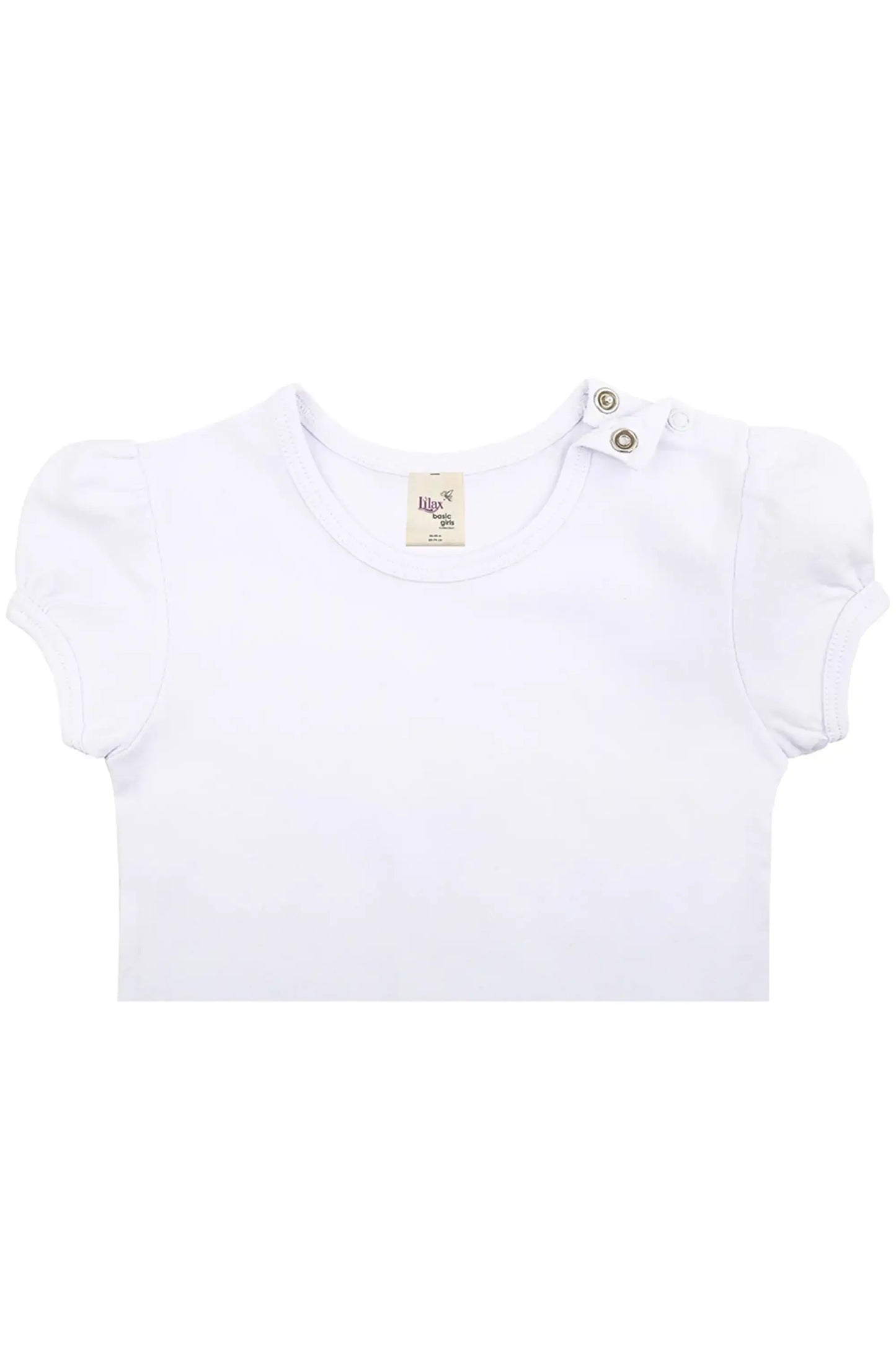 Baby Girls' Basic T-Shirt Short Sleeve Crewneck Tee
