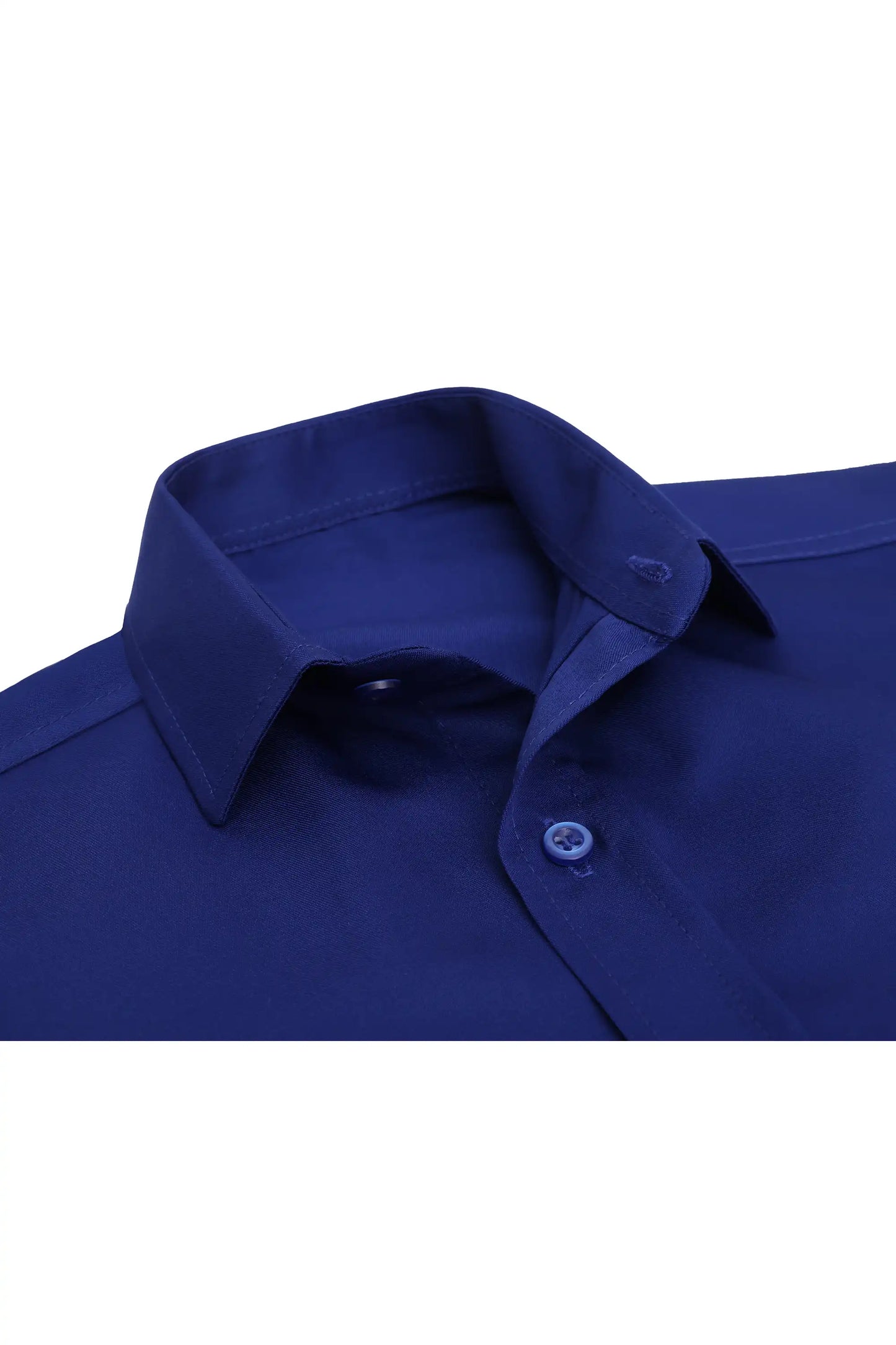 Boys Classic Short Sleeve Button Down Casual Solid Dress Shirt