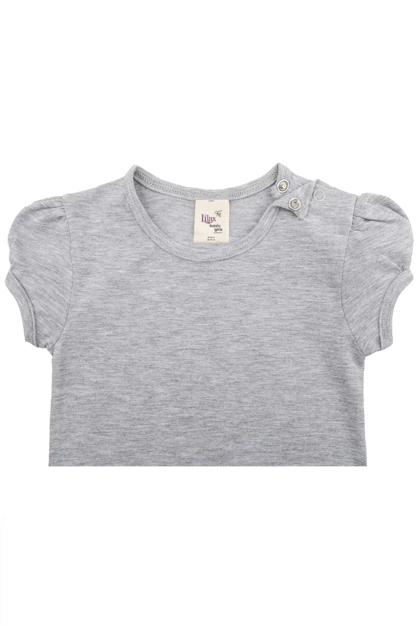 Baby Girls' Basic T-Shirt Short Sleeve Crewneck Tee