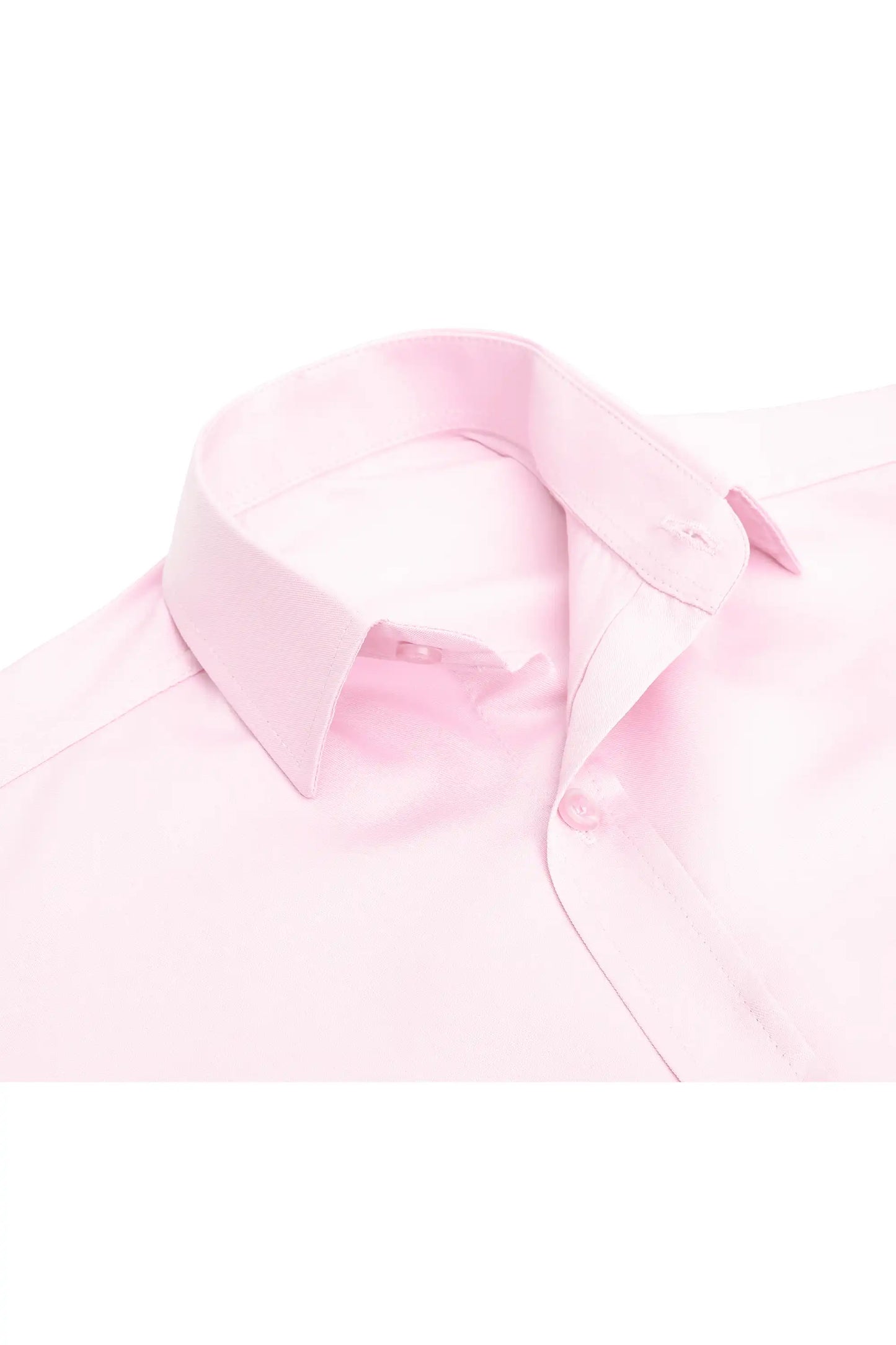 Boys Classic Short Sleeve Button Down Casual Solid Dress Shirt